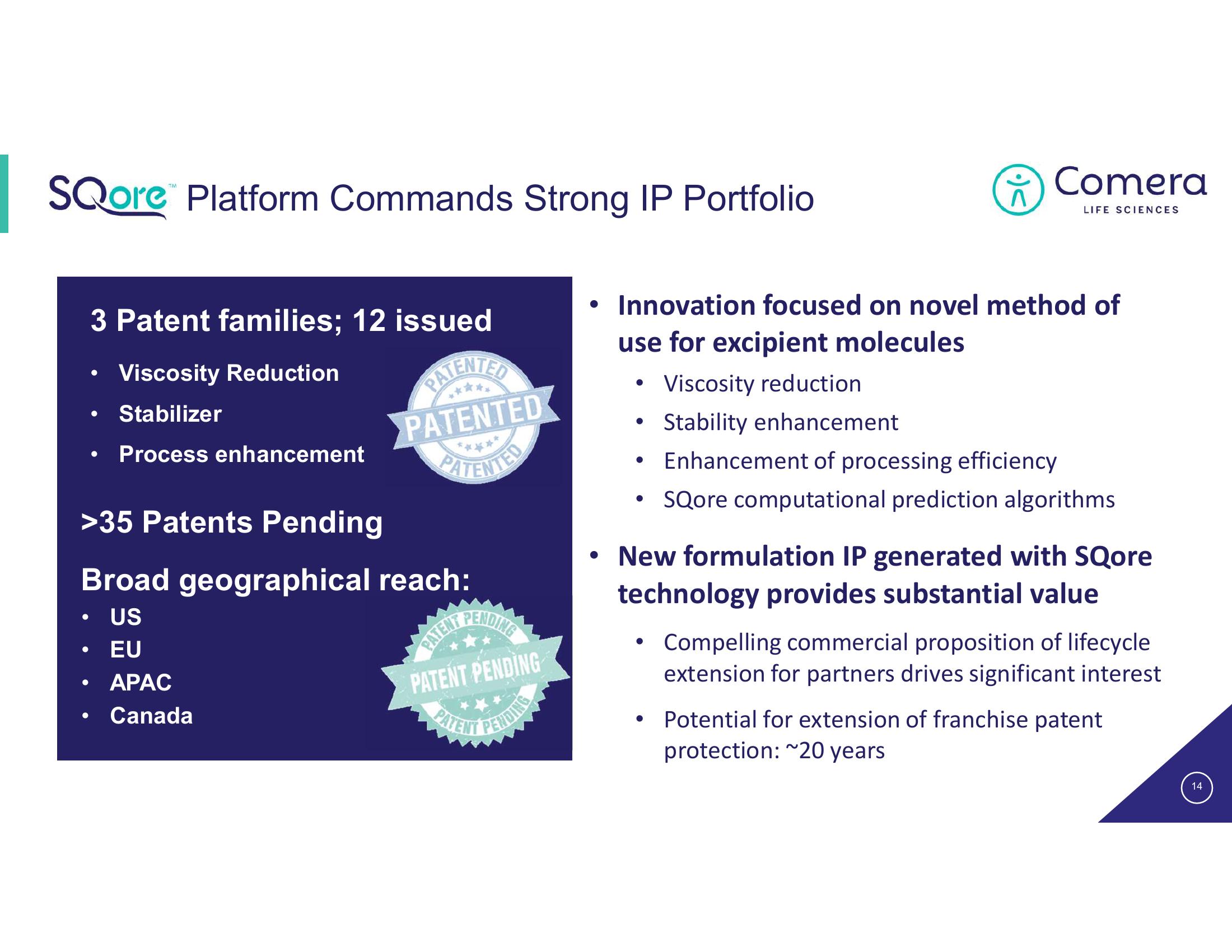 Comera Investor Presentation Deck slide image #14