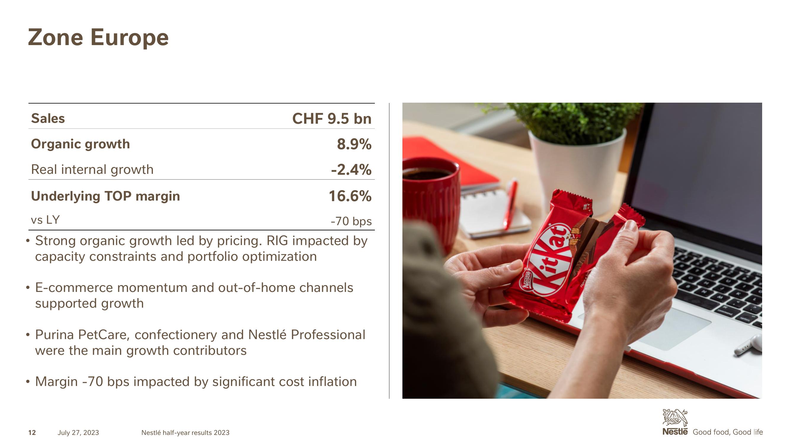 Nestle Results Presentation Deck slide image #12