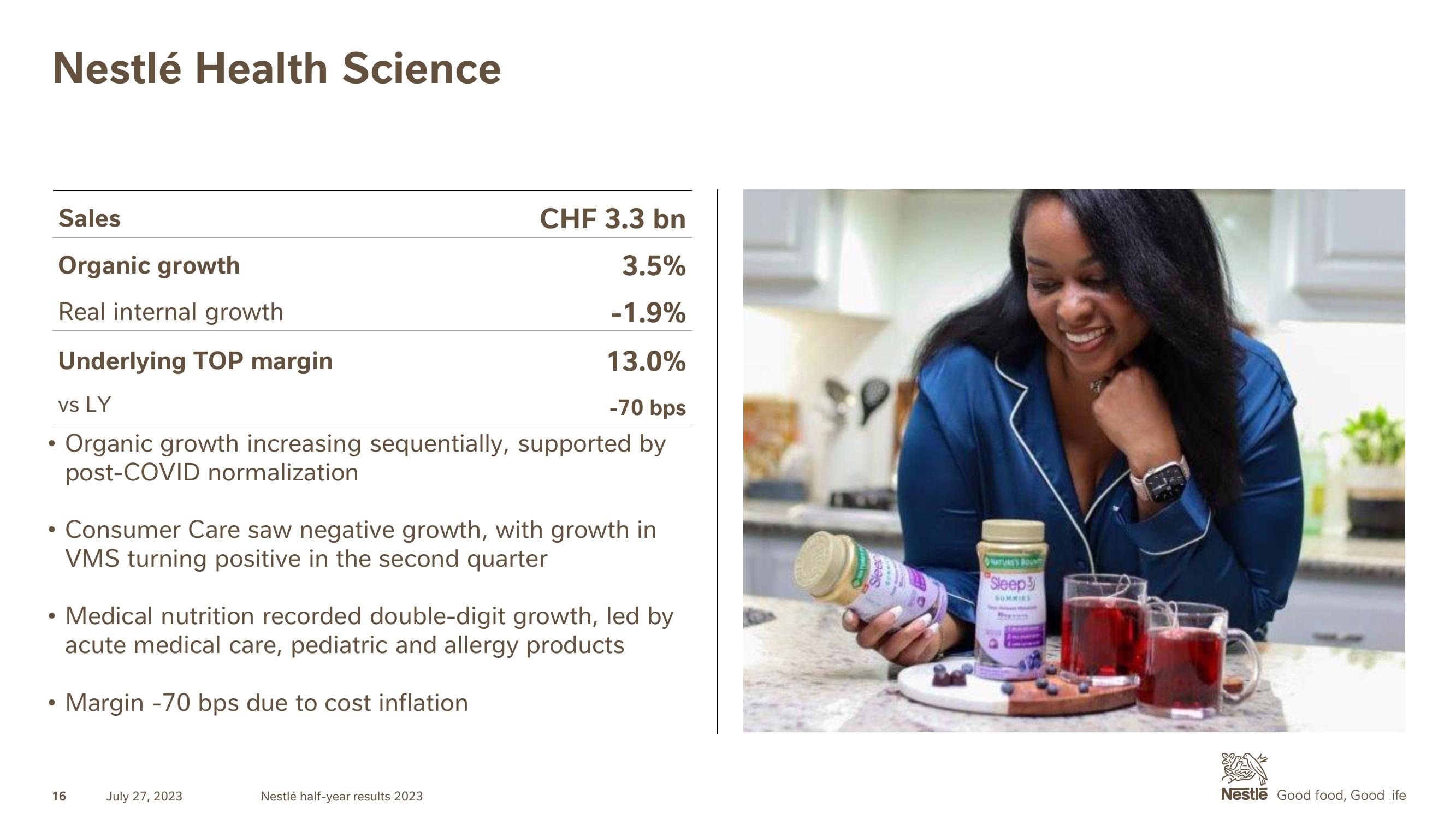 Nestle Results Presentation Deck slide image #16