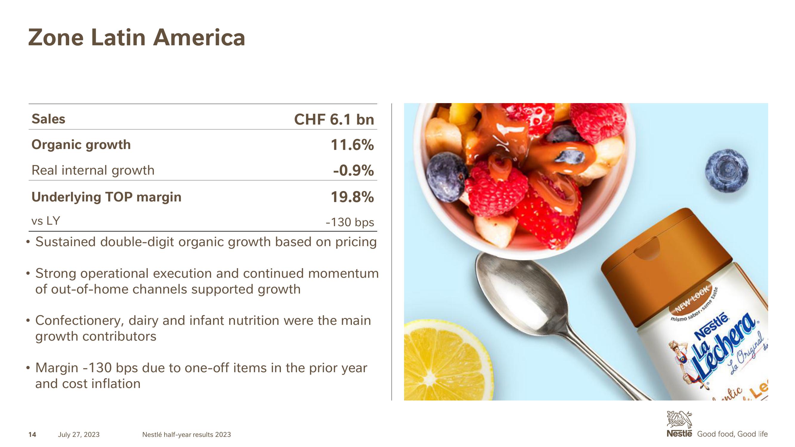 Nestle Results Presentation Deck slide image #14