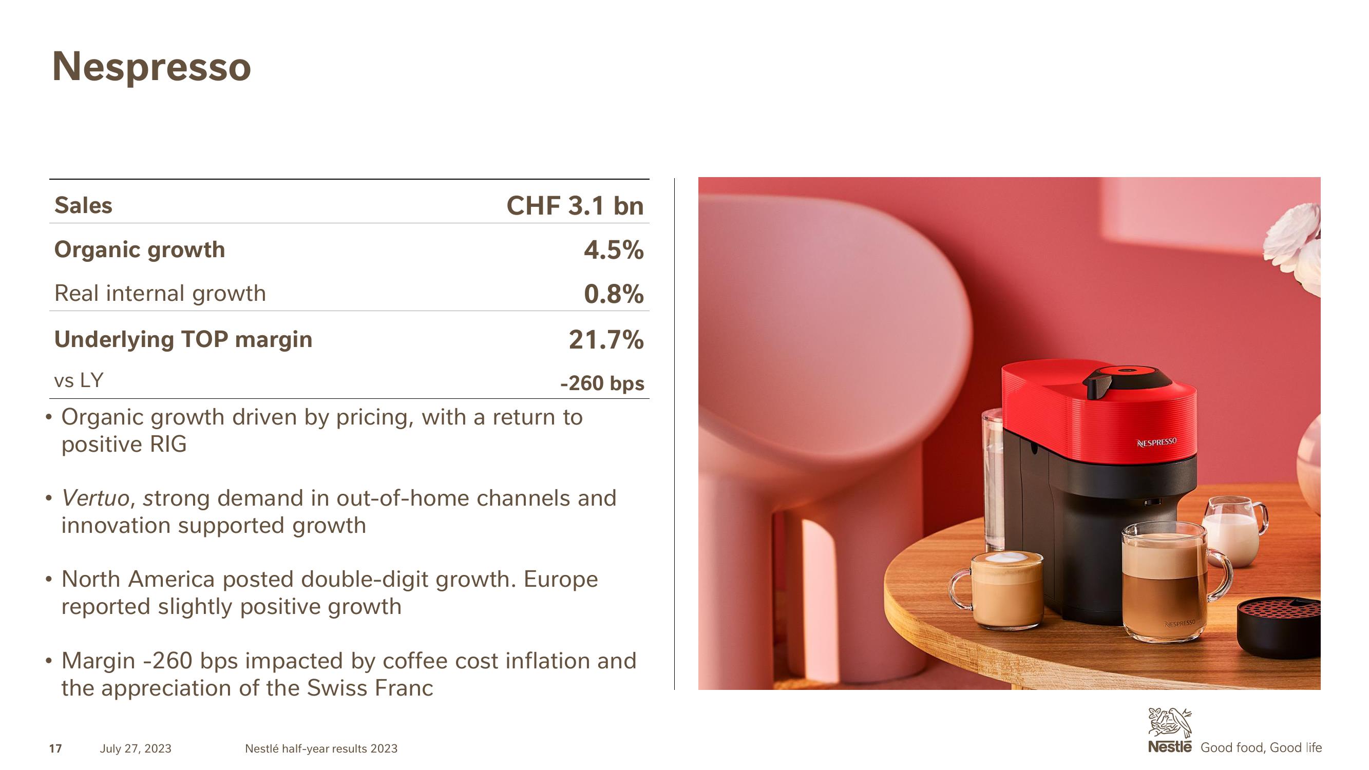 Nestle Results Presentation Deck slide image #17