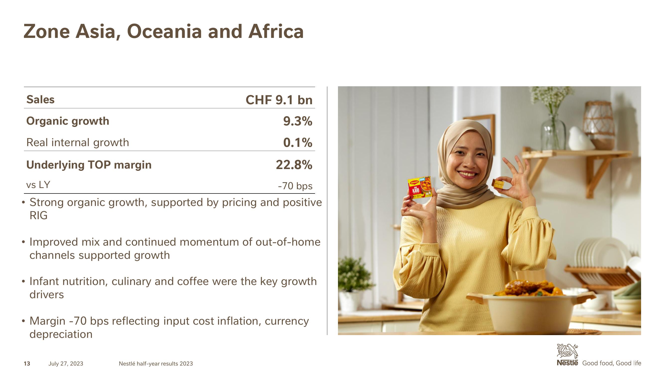 Nestle Results Presentation Deck slide image #13