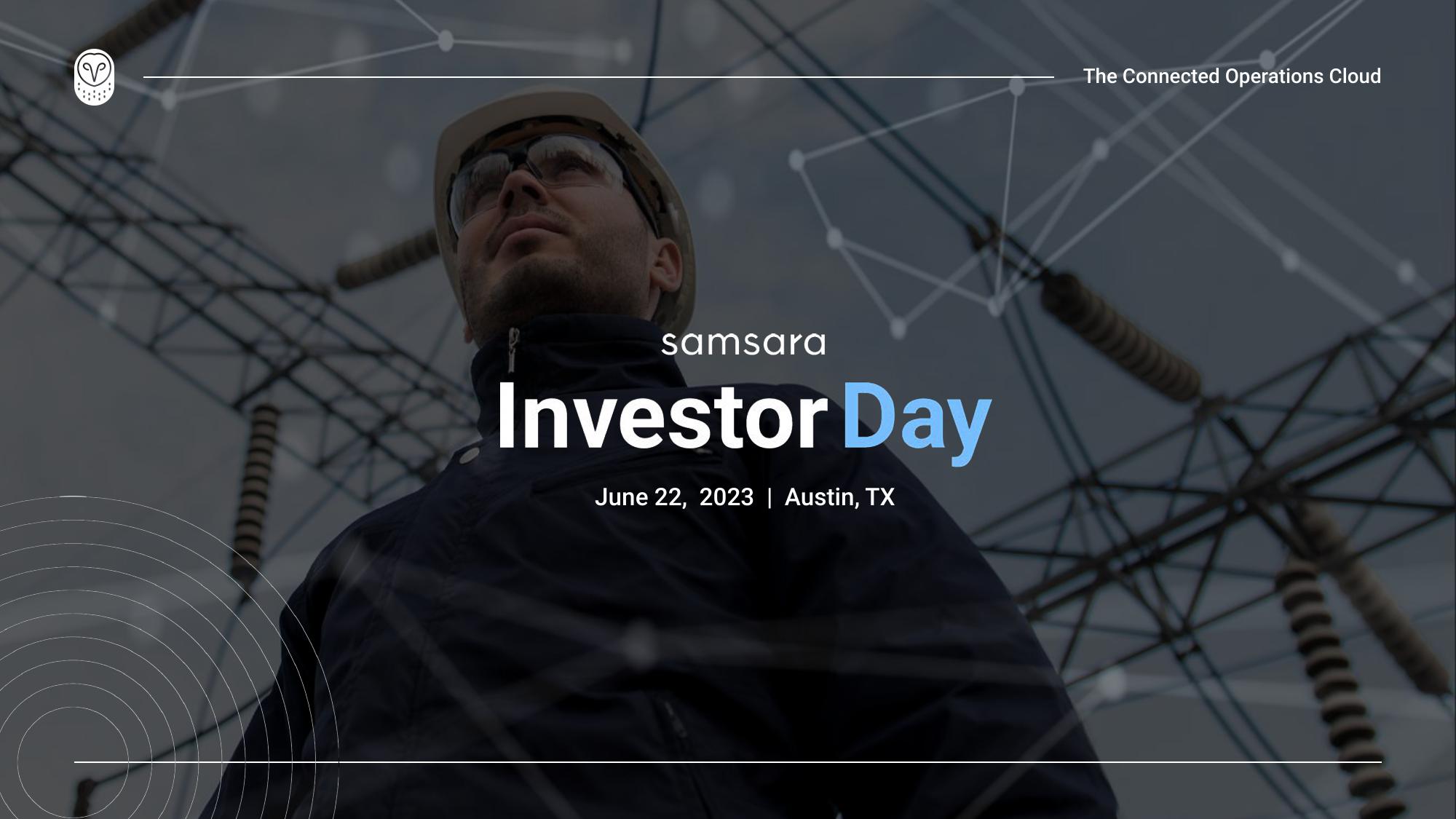 Samsara Investor Day Presentation Deck image