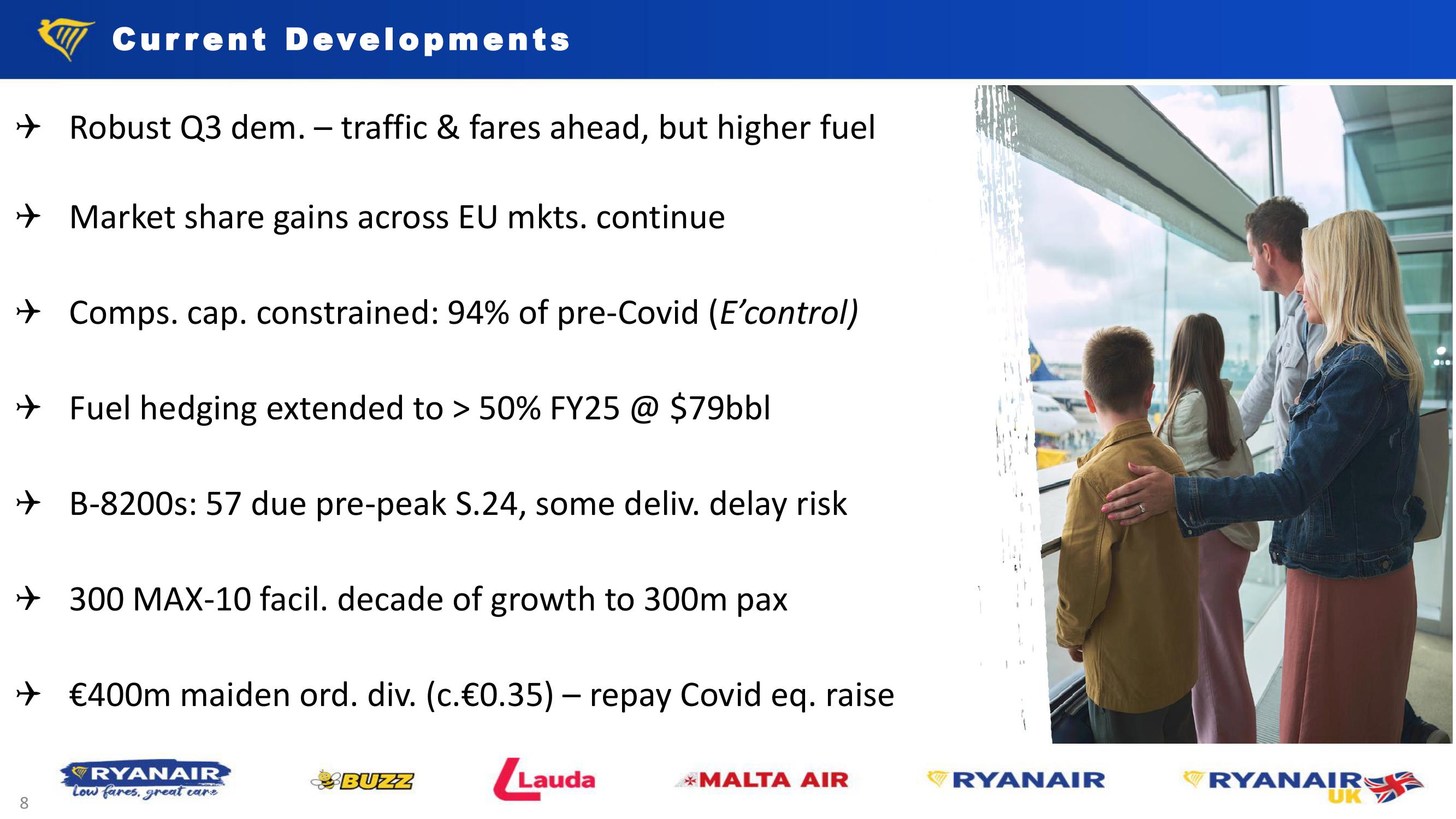 Ryanair H1 Results – Nov. 23 slide image #8