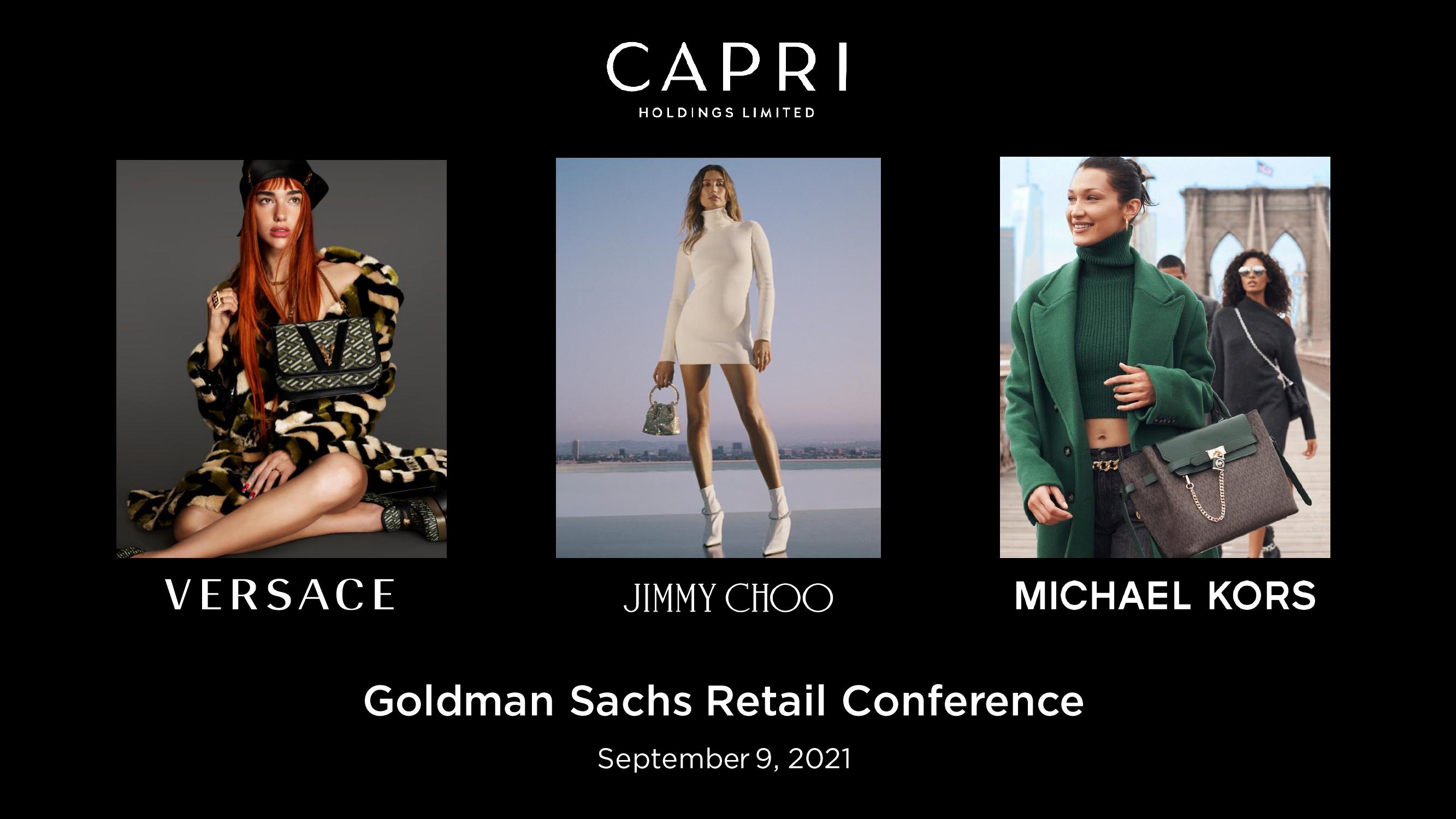 Capri Holdings Investor Conference Presentation Deck image