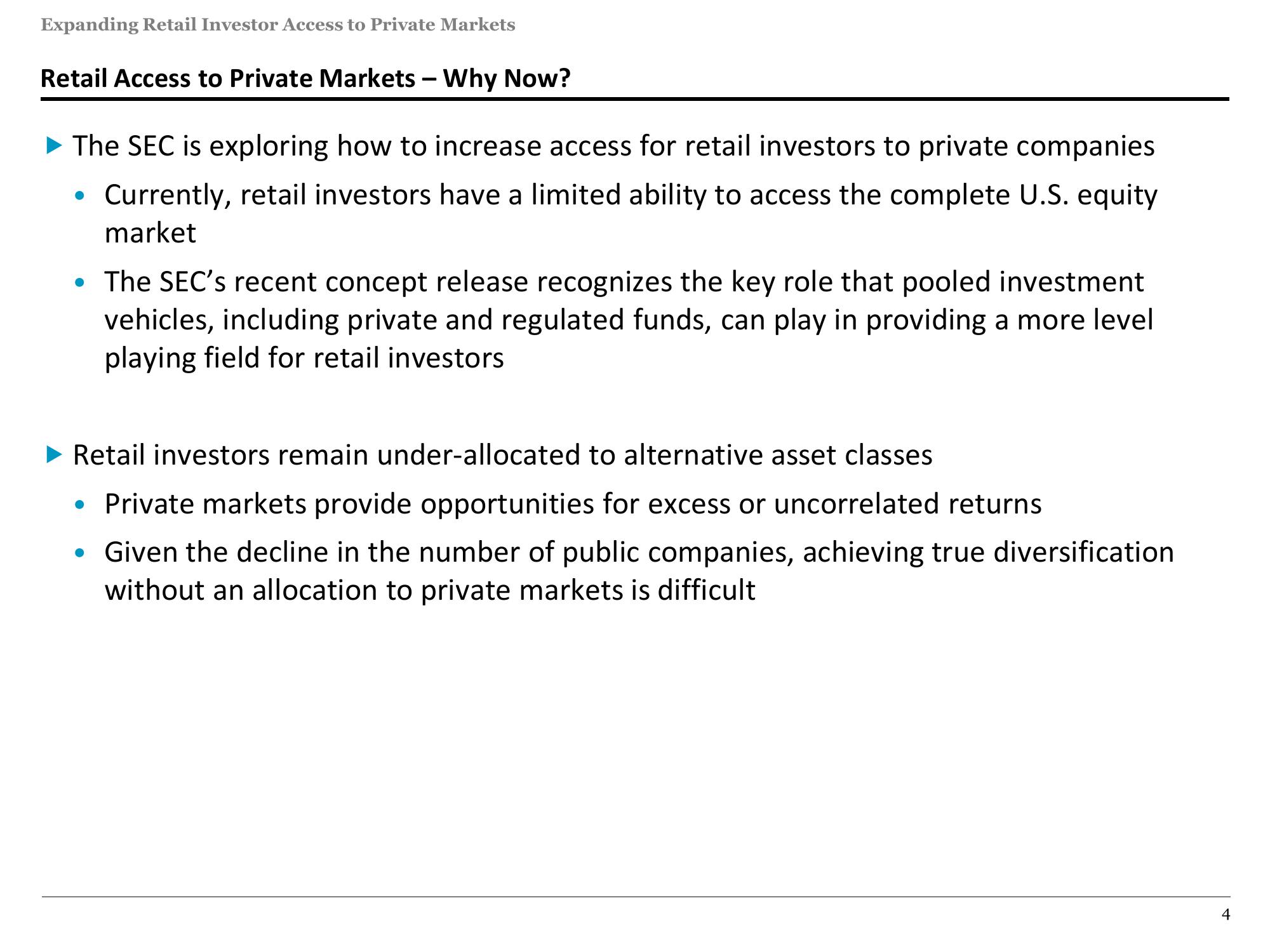 Expanding Retail Access to Private Markets slide image #4