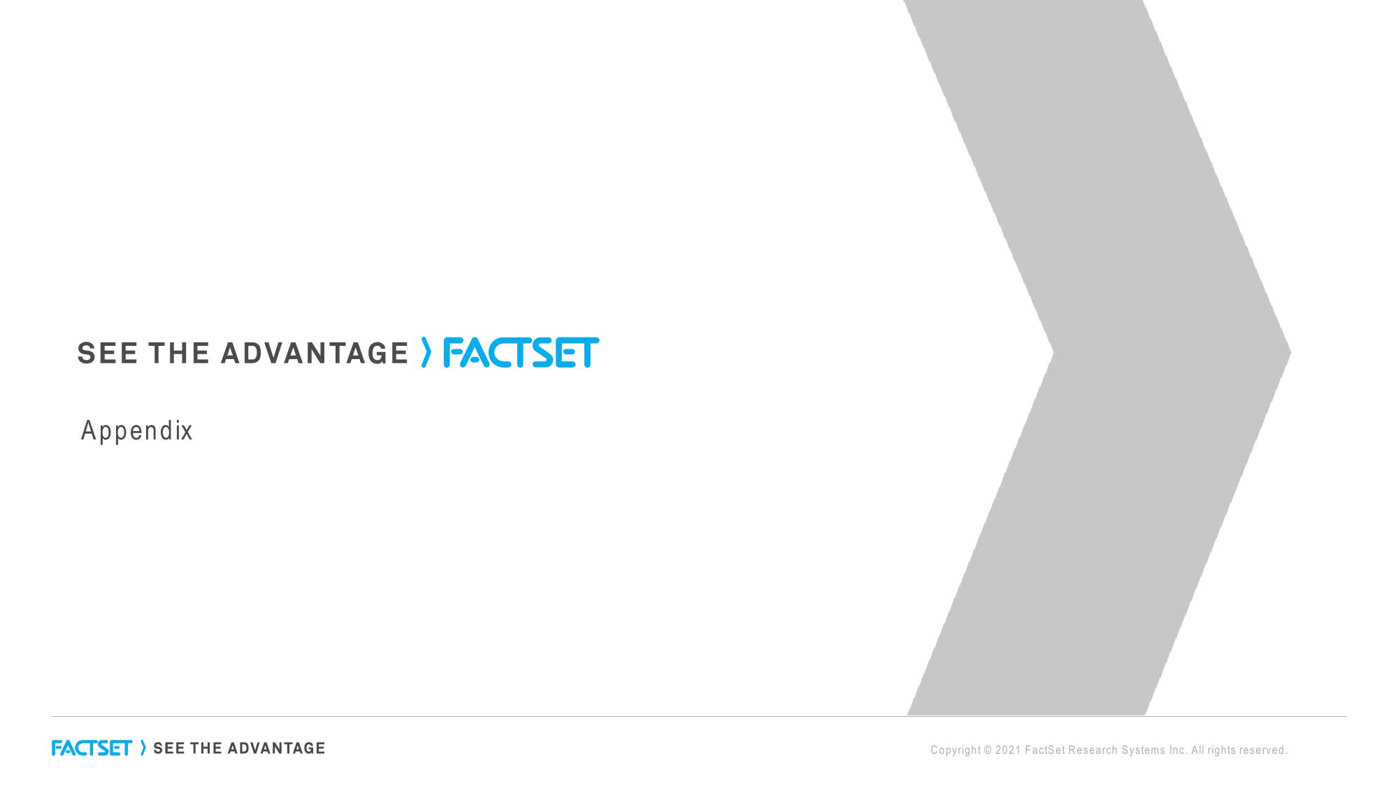 Factset Results Presentation Deck slide image #14