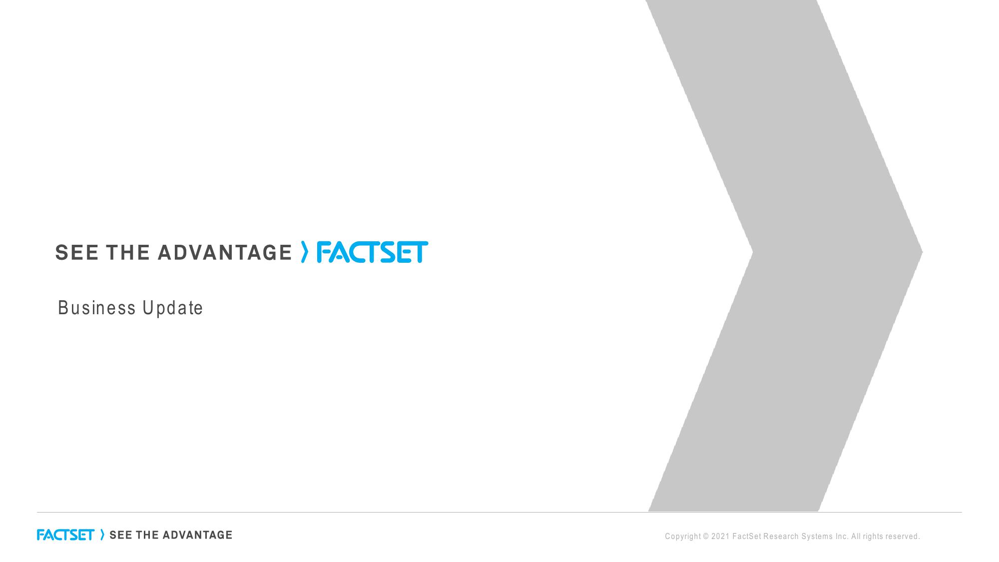 Factset Results Presentation Deck slide image #4