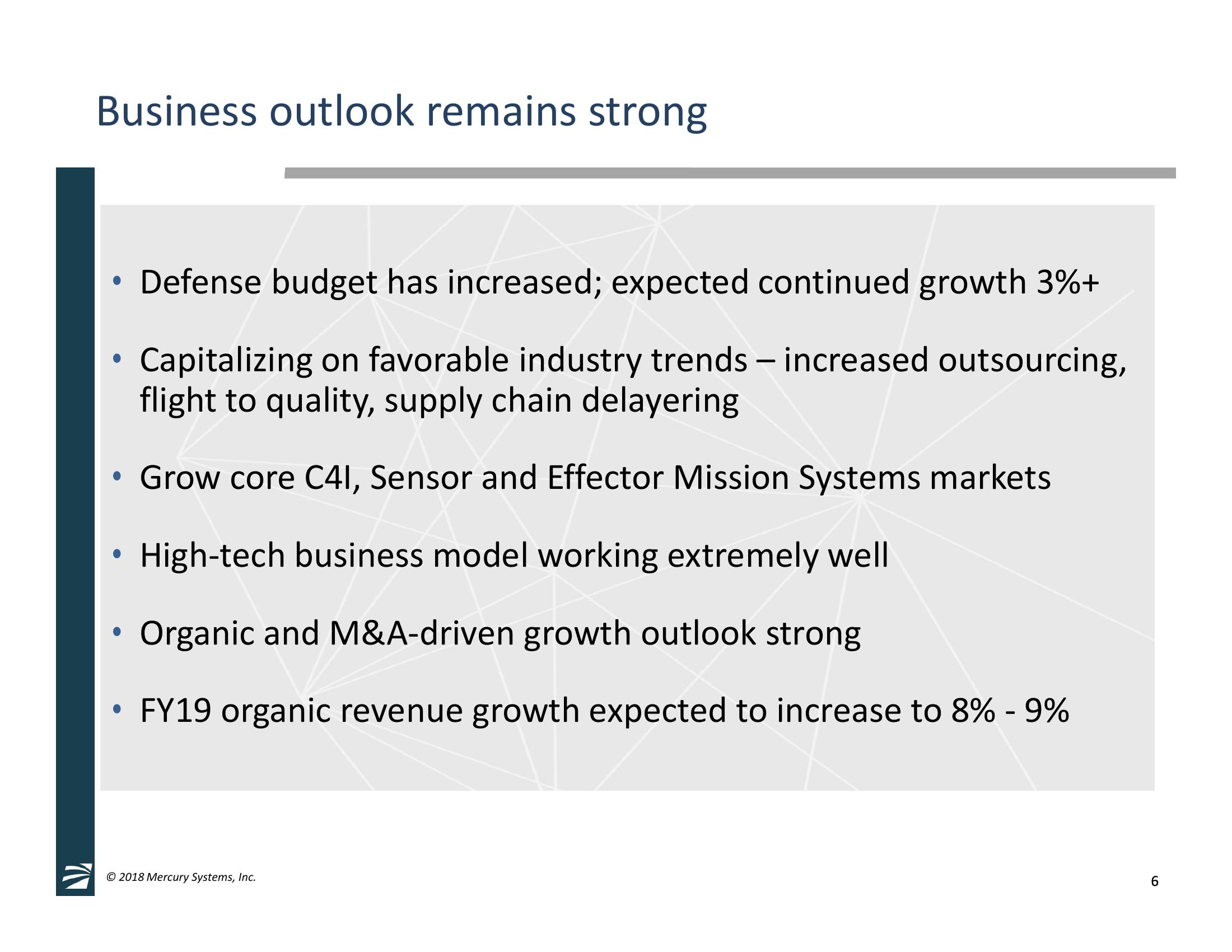 4th Quarter and Full Fiscal Year 2018 Financial Results & Germane Systems Acquisition Overview slide image #6