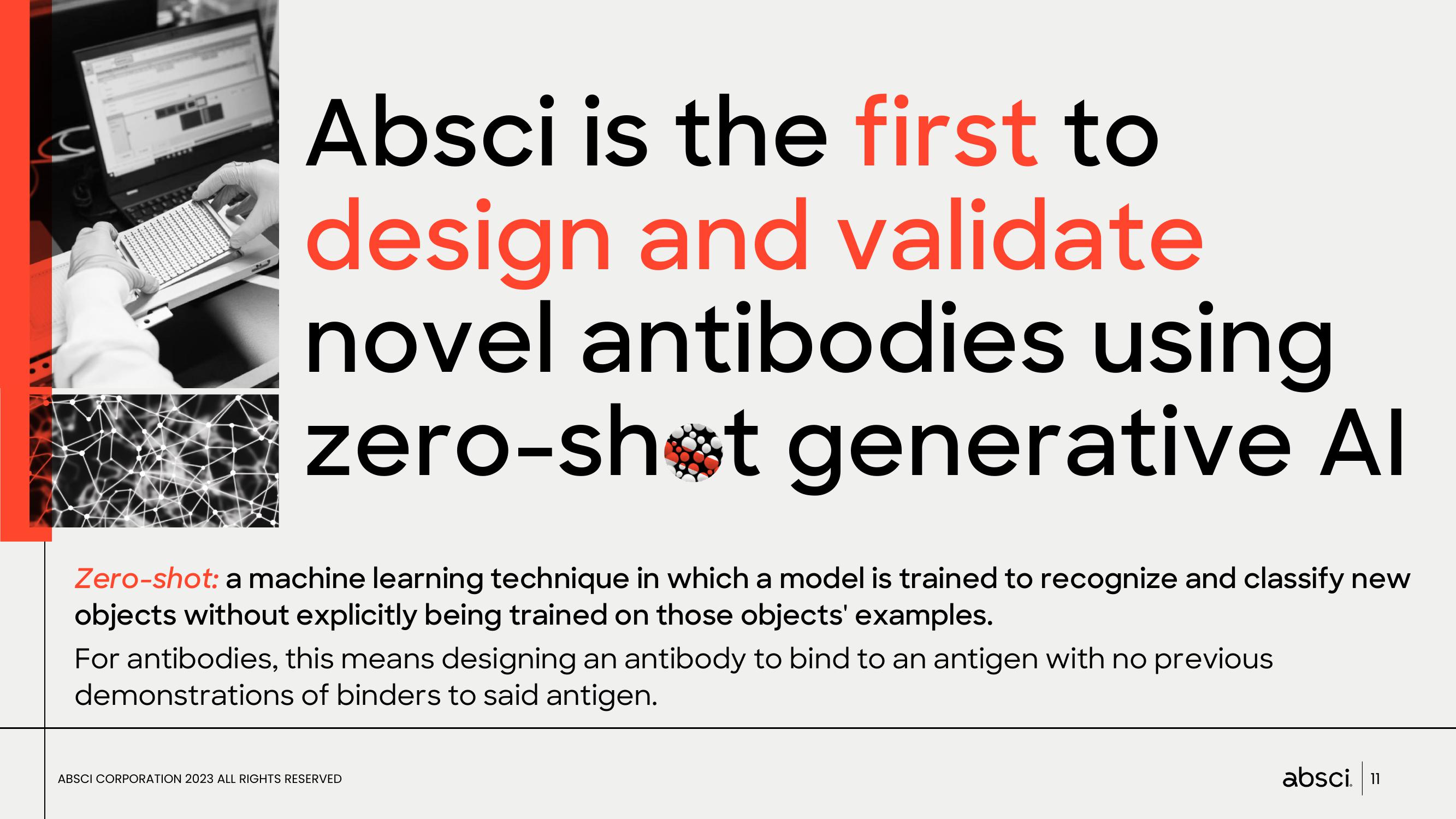 Absci Investor Presentation Deck slide image #11