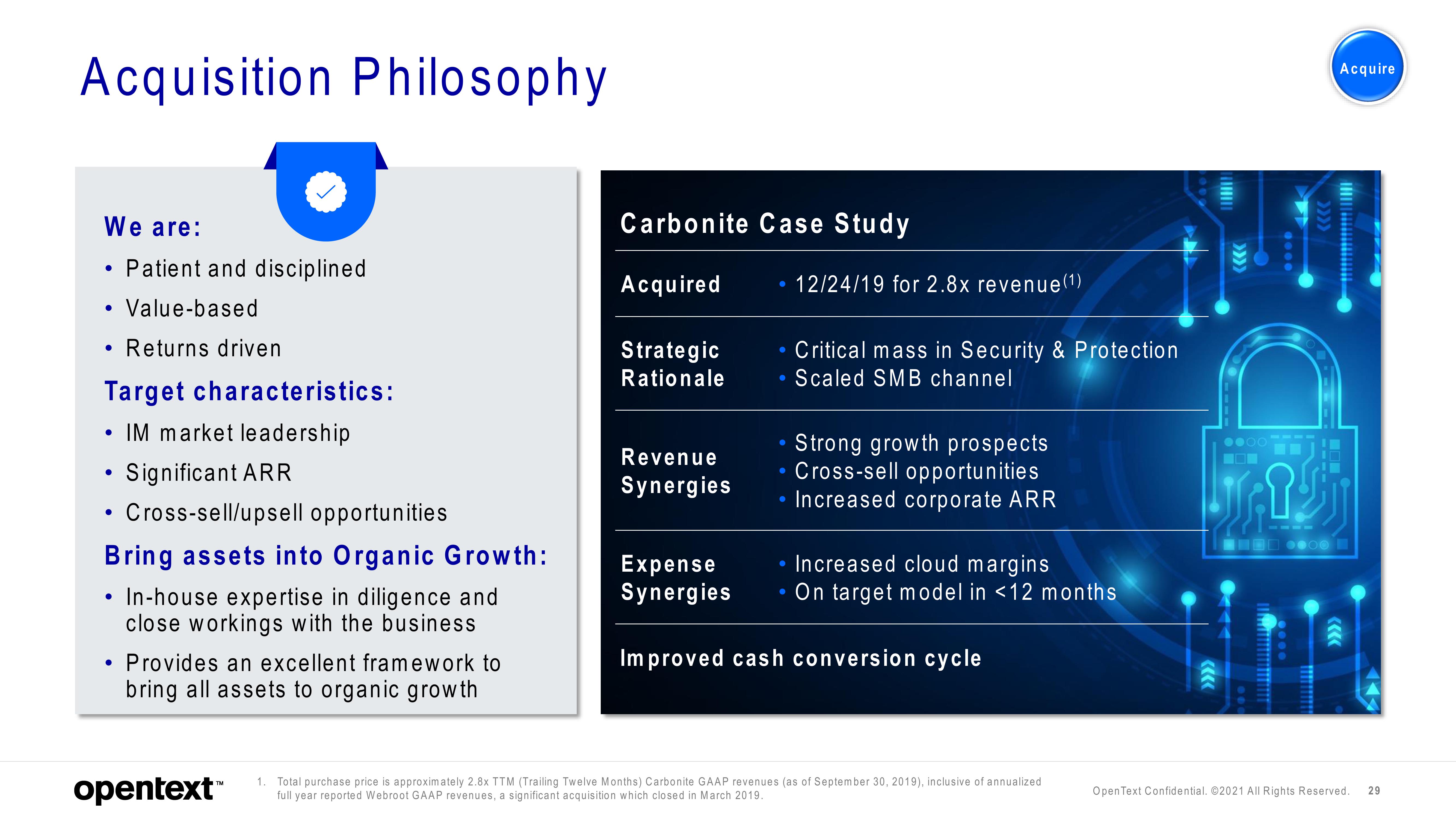 OpenText Investor Presentation Deck slide image #29