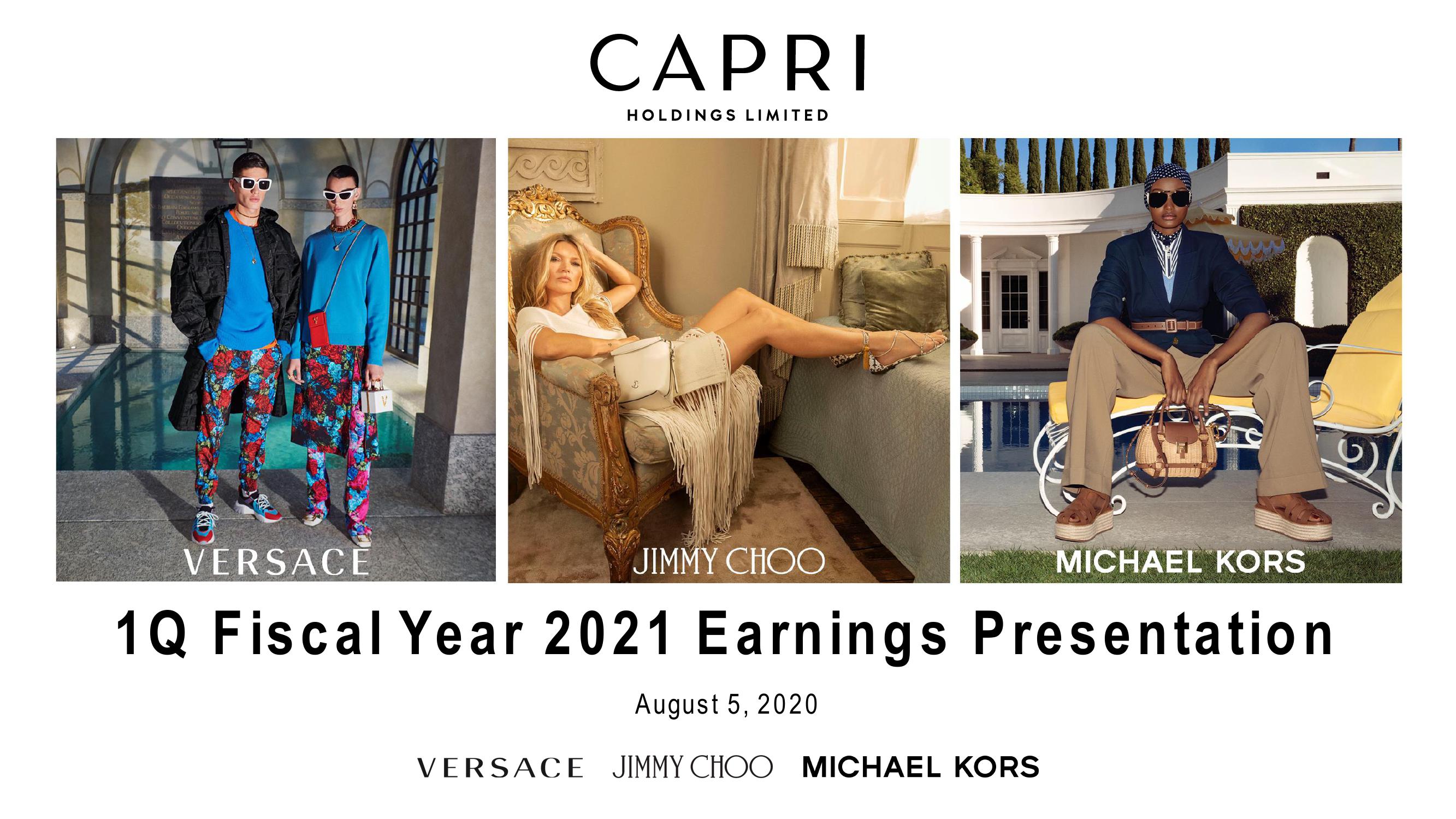 Capri Holdings Results Presentation Deck image