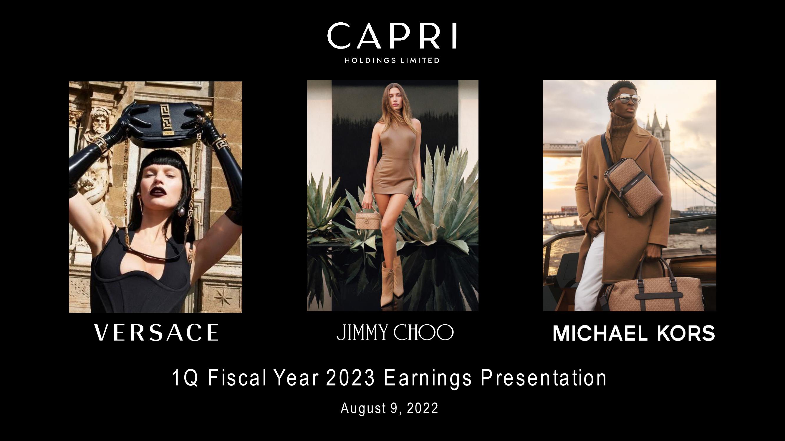 Capri Holdings Results Presentation Deck image