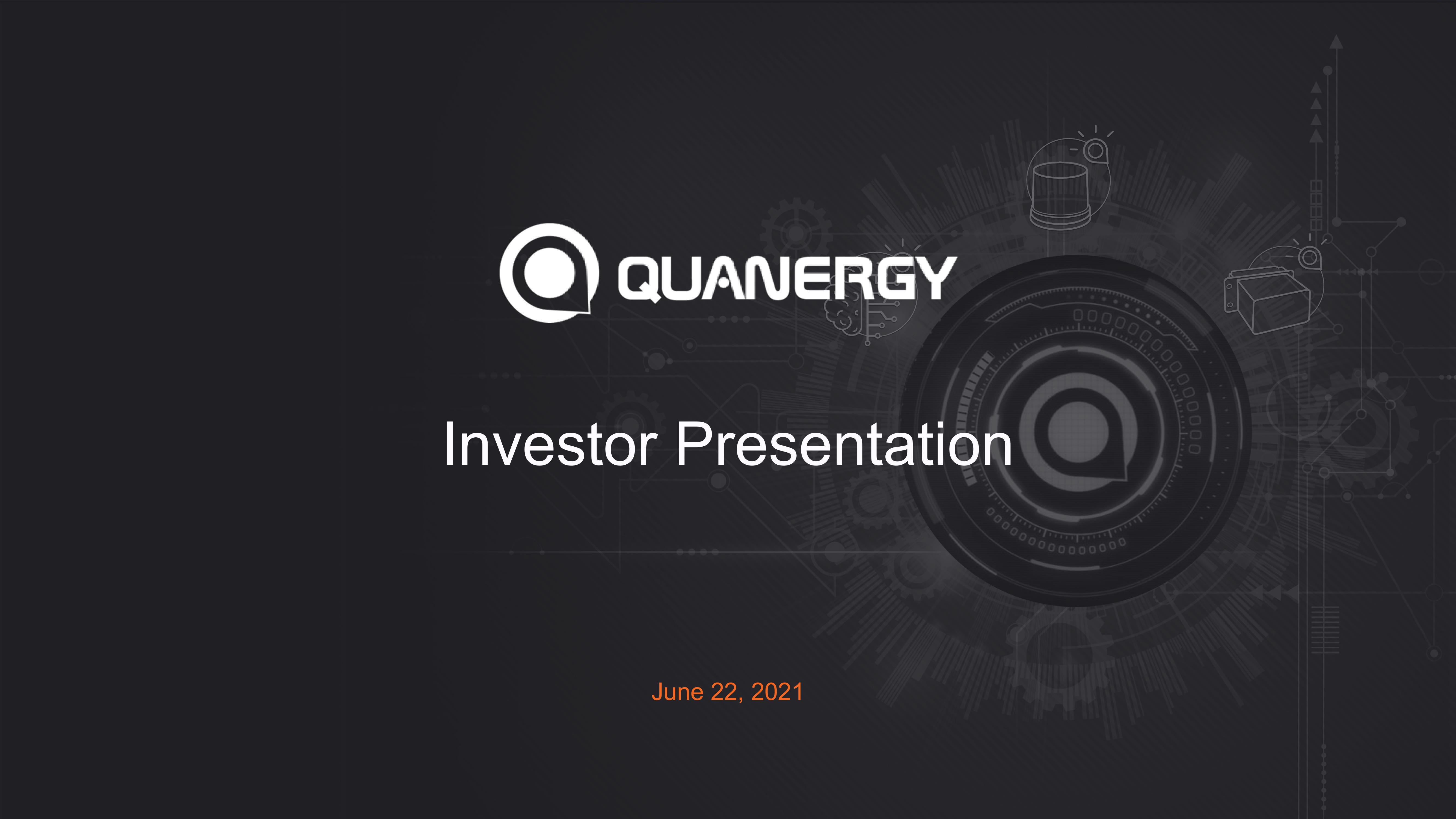 Quanergy SPAC Presentation Deck image