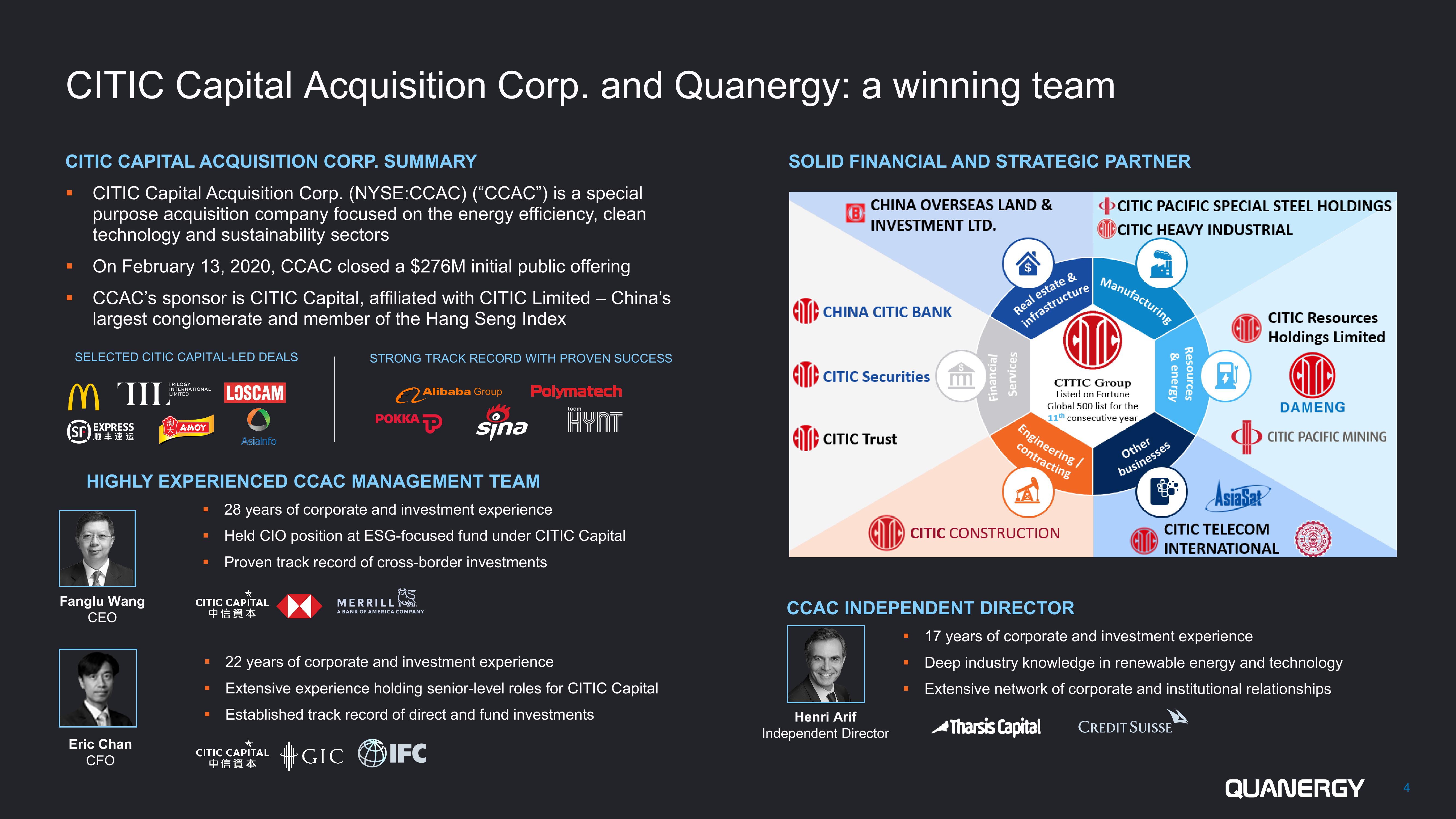 Quanergy SPAC Presentation Deck slide image #4