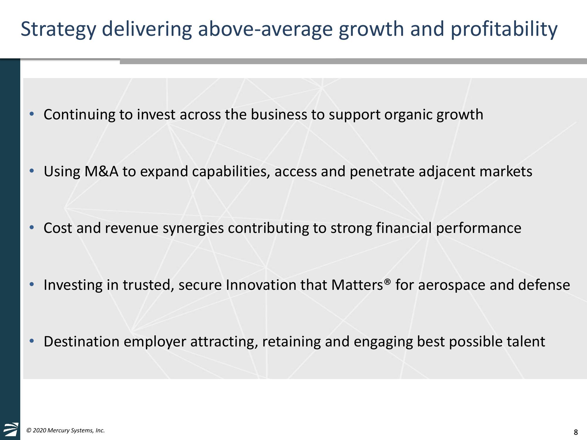 Second Quarter Fiscal Year 2020 Financial Results slide image #8