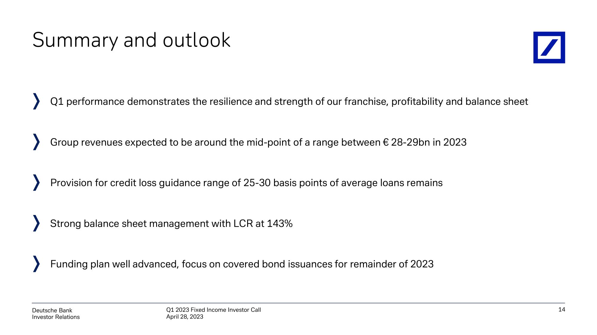 Deutsche Bank Fixed Income Presentation Deck slide image #15