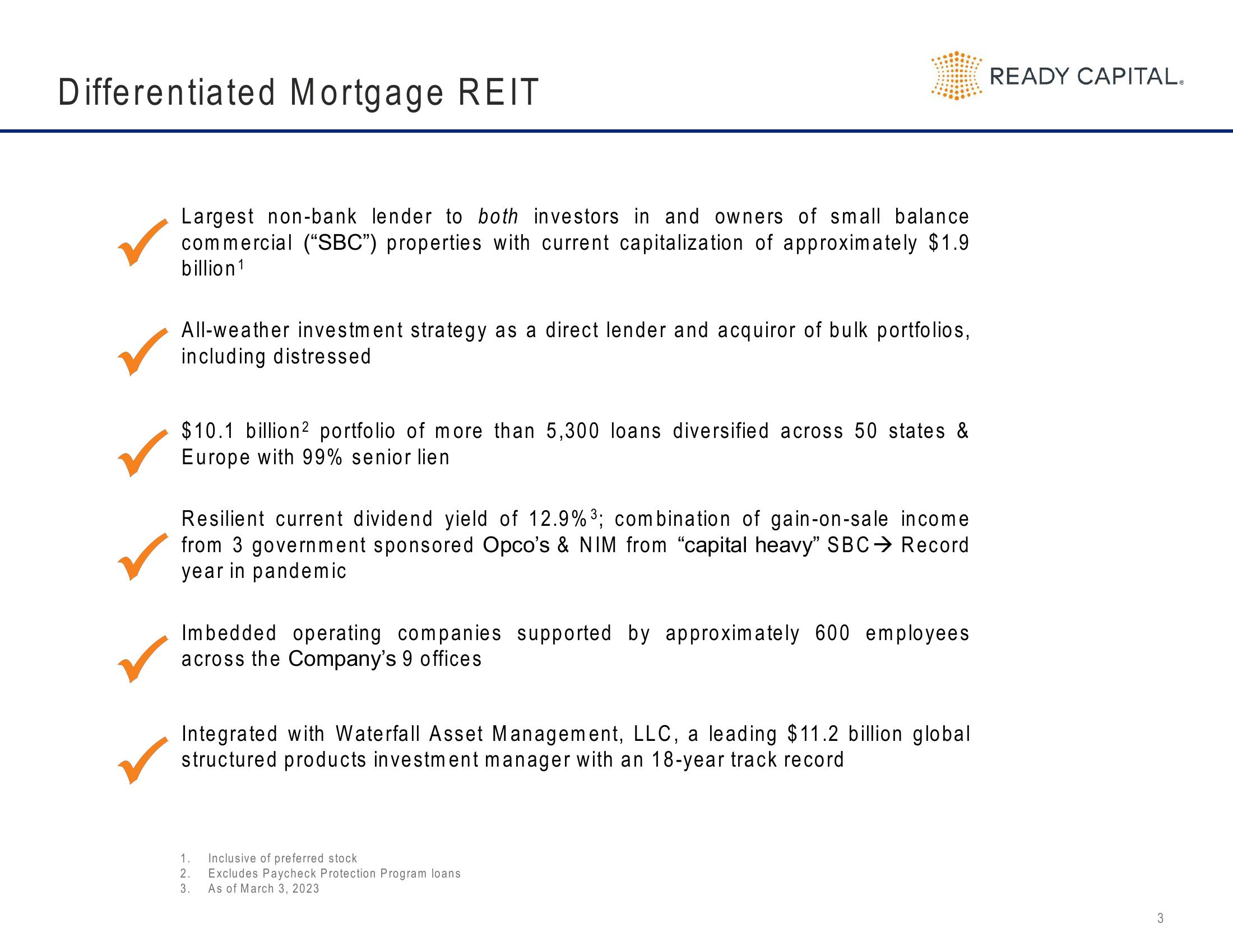 Ready Capital Investor Presentation Deck slide image #3