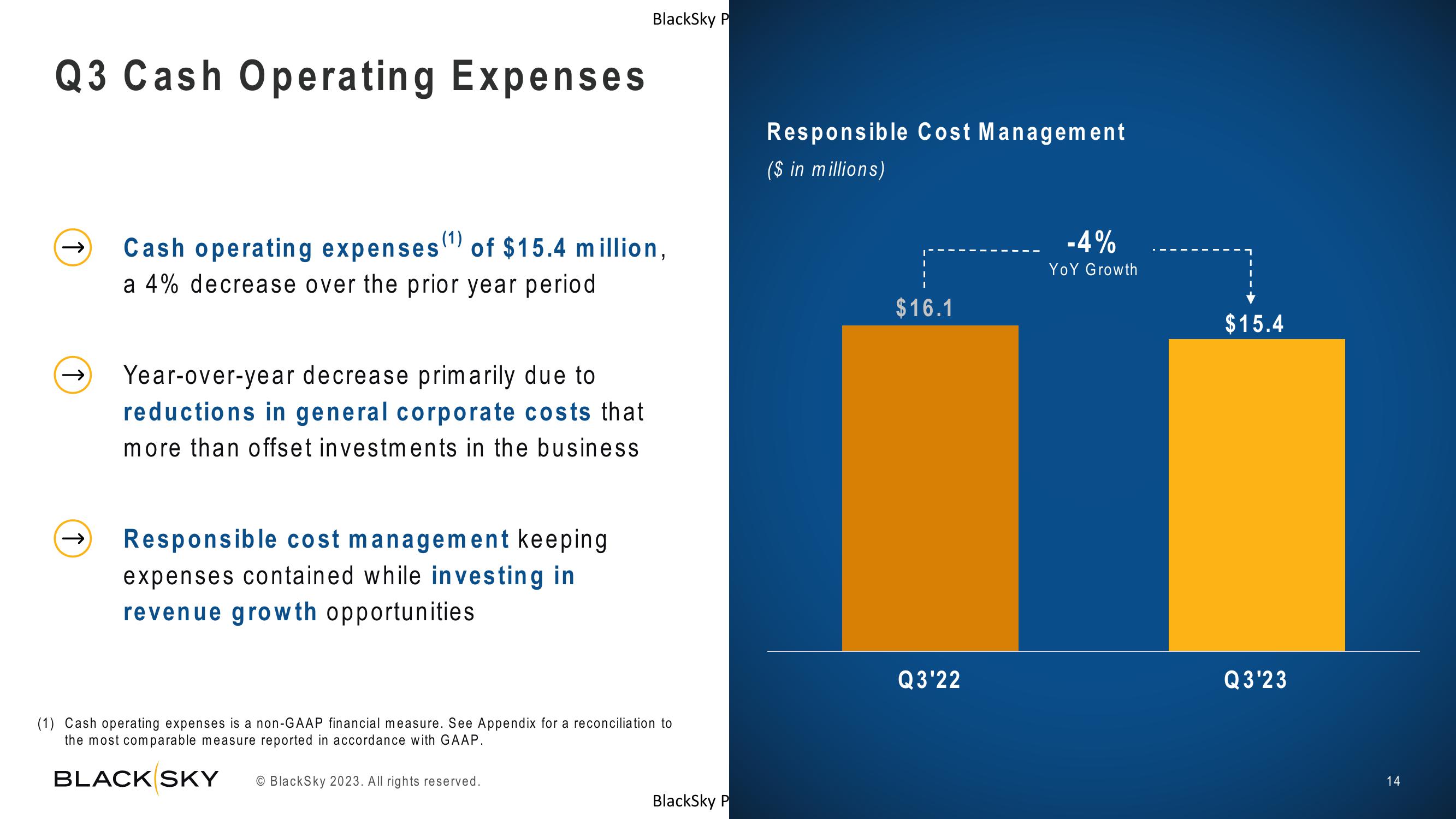 BlackSky Results Presentation Deck slide image #14