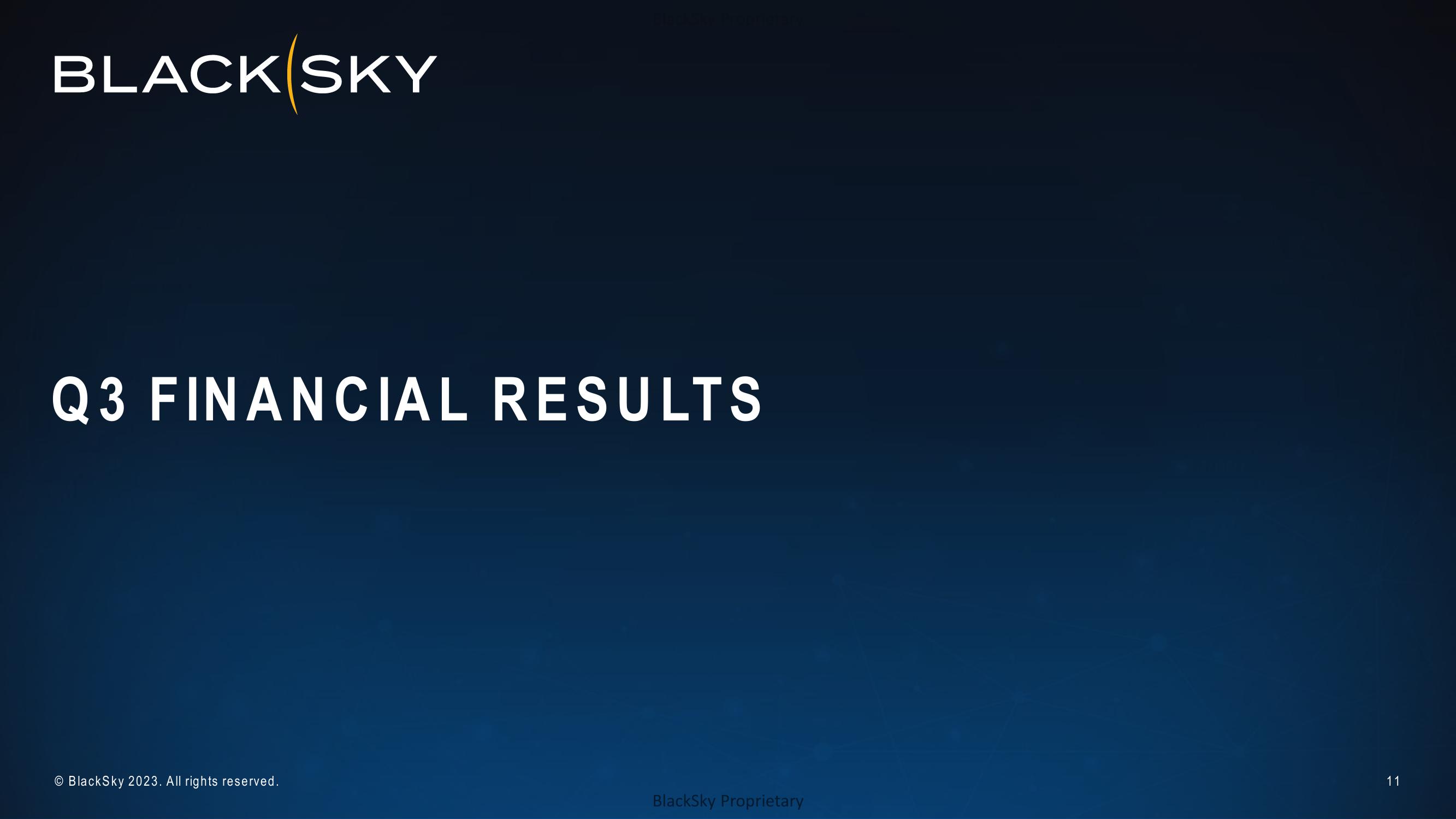 BlackSky Results Presentation Deck slide image #11