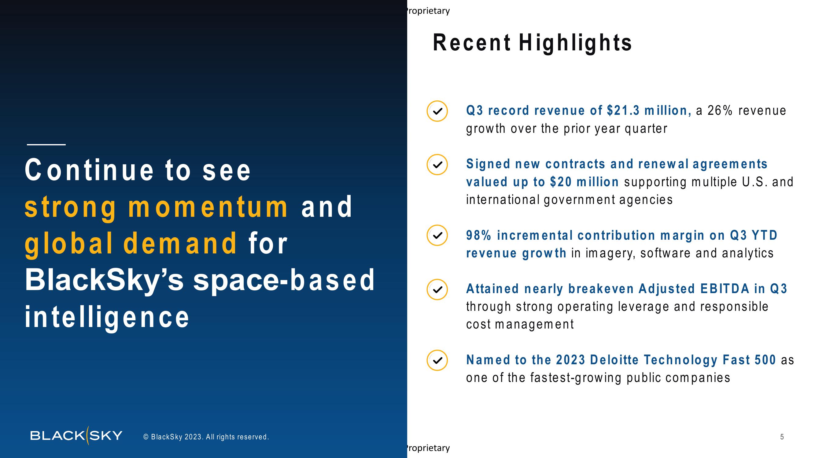 BlackSky Results Presentation Deck slide image #5