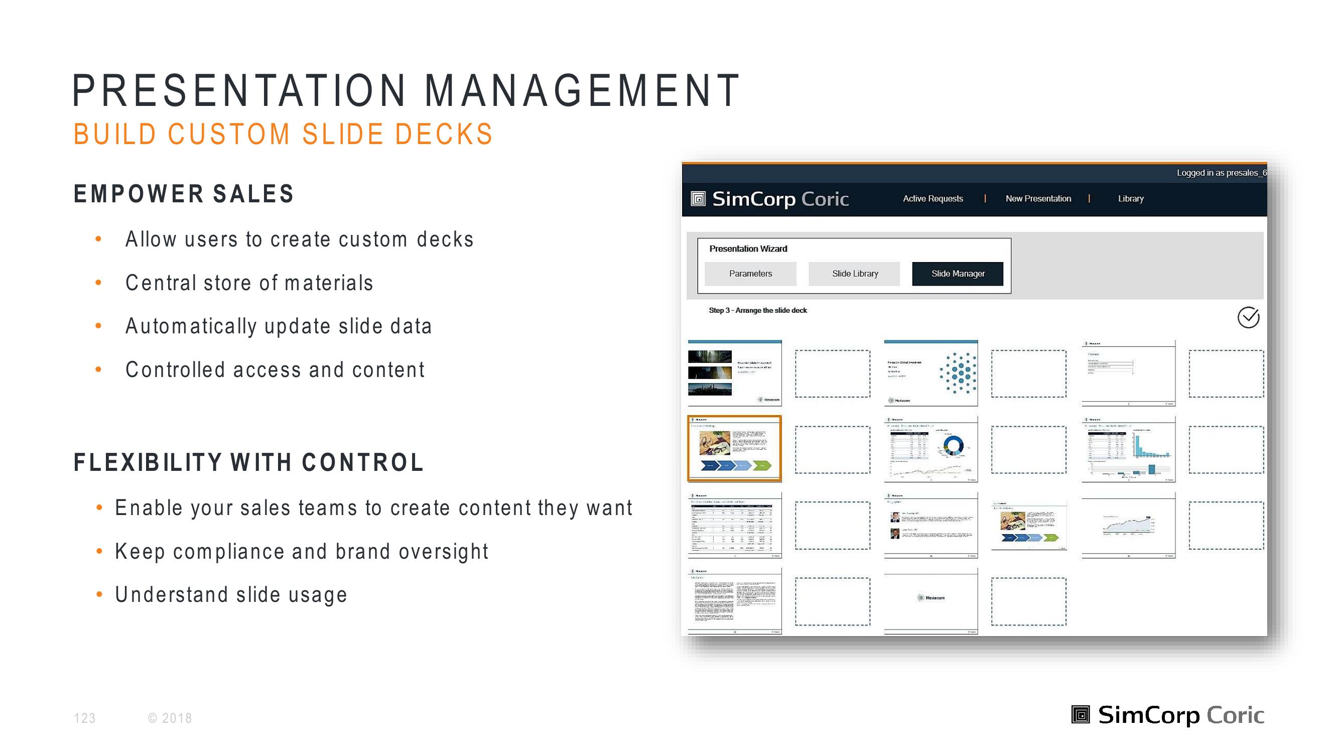 SimCorp Investor Day Presentation Deck slide image #123