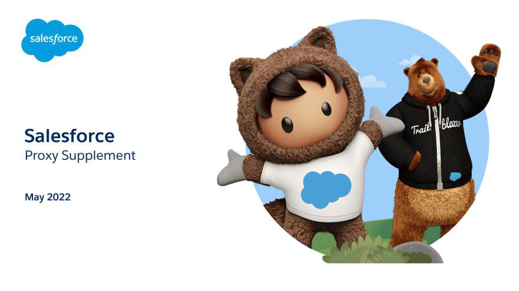 Salesforce Shareholder Engagement Presentation Deck image