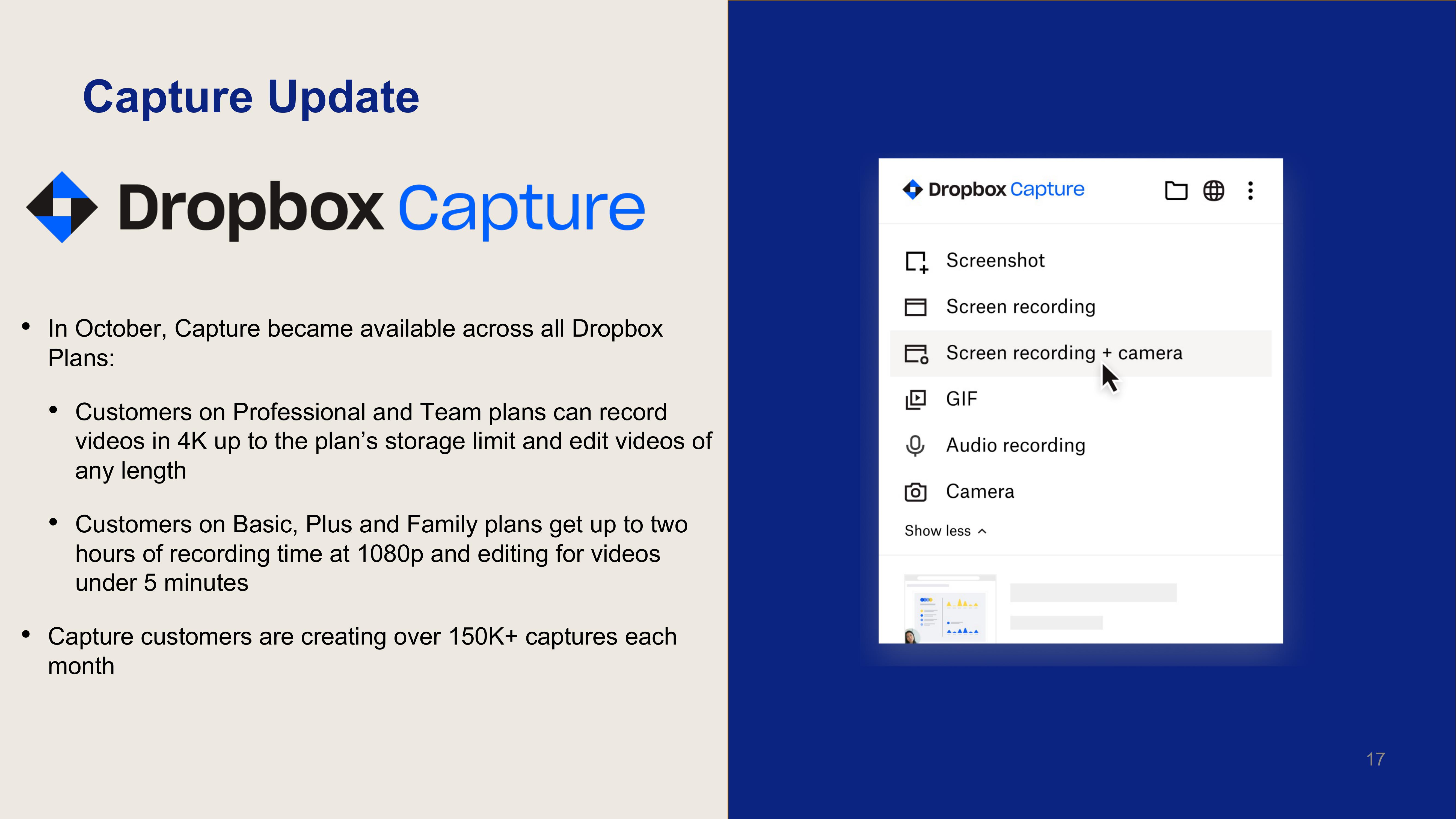 Dropbox Investor Presentation Deck slide image #18