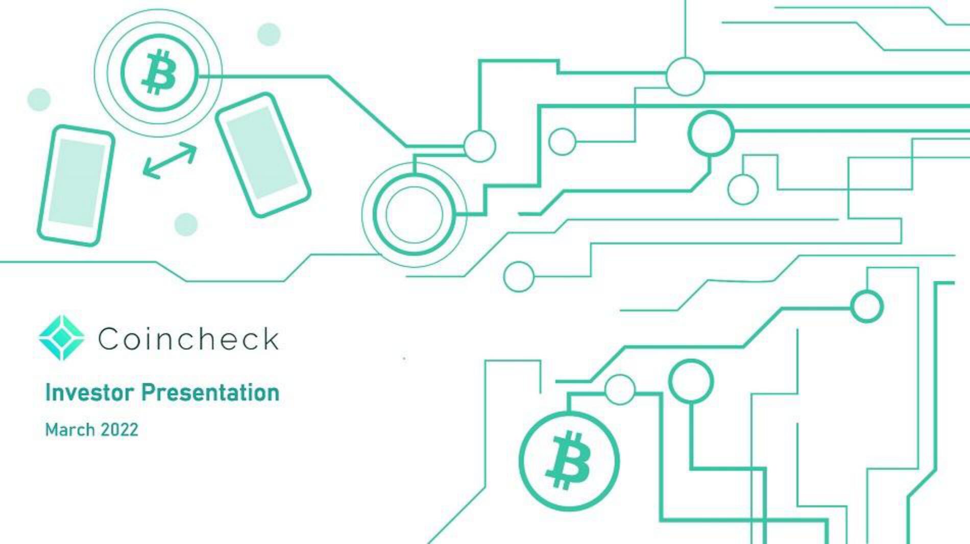 Coincheck SPAC Presentation Deck image