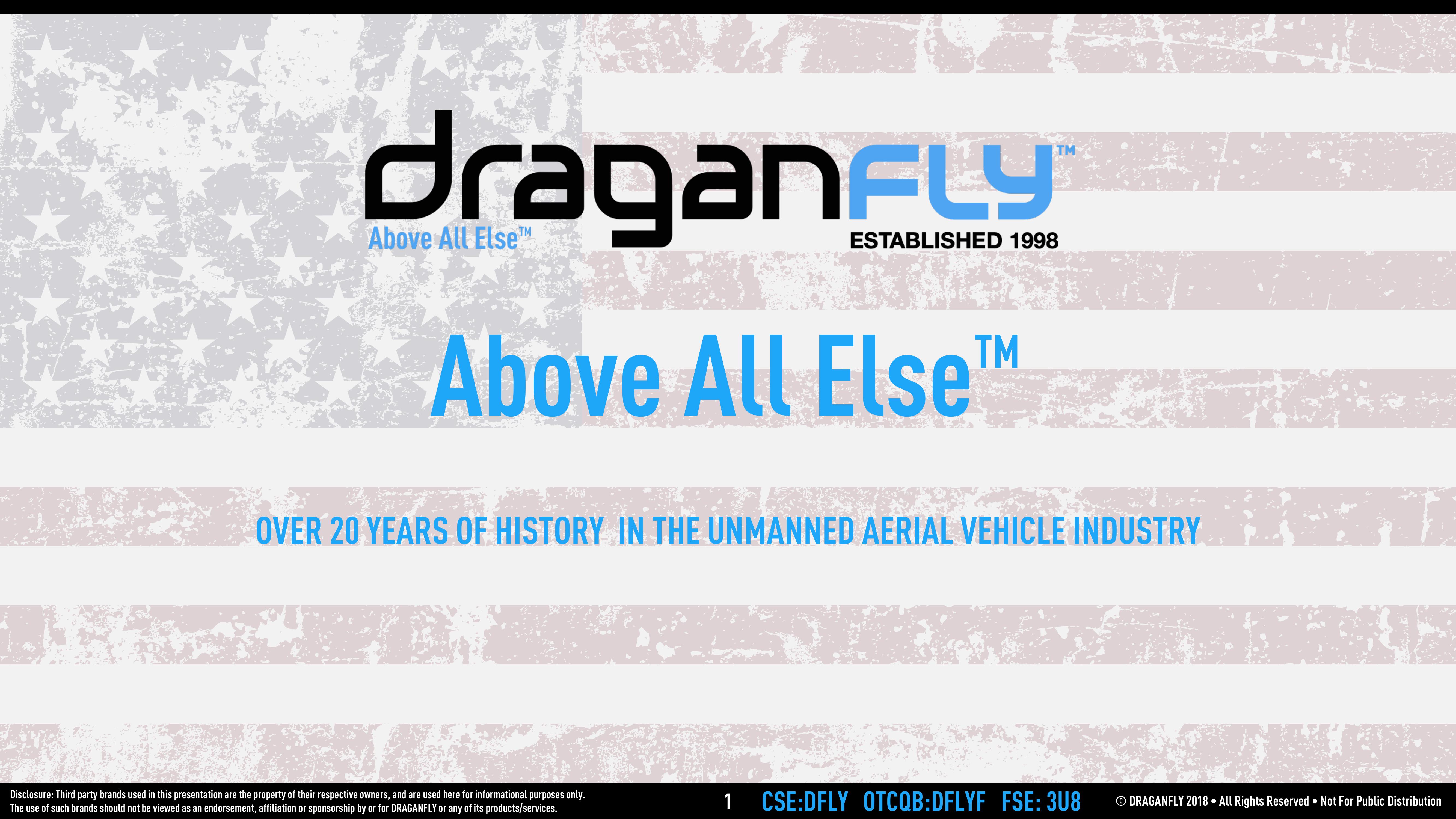 Over 20 Years of History in The Unmanned Aerial Vehicle Industry image