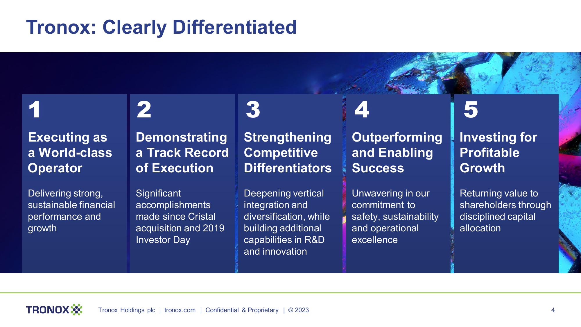 Tronox Investor Presentation slide image #4