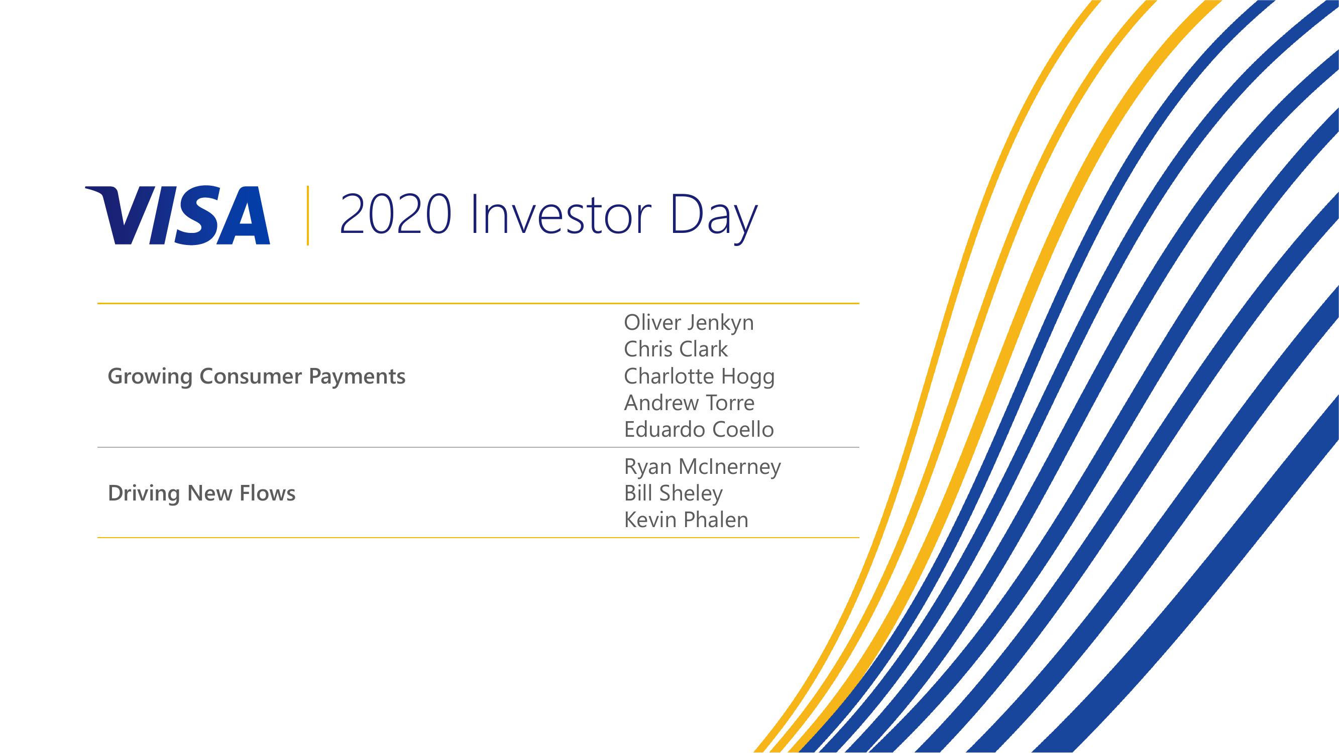 VISA 2020 Investor Day image