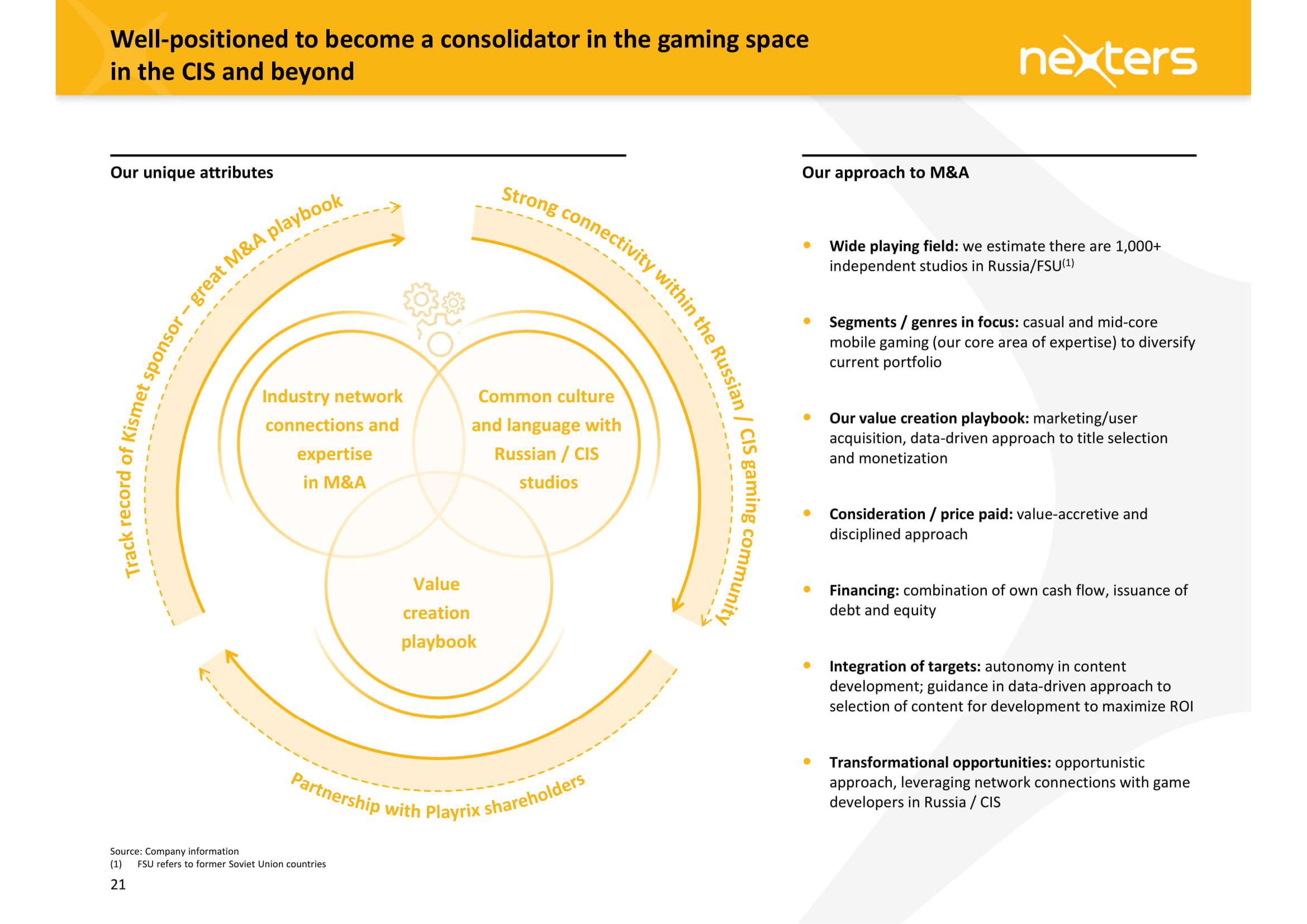 Nexters SPAC Presentation Deck slide image #21