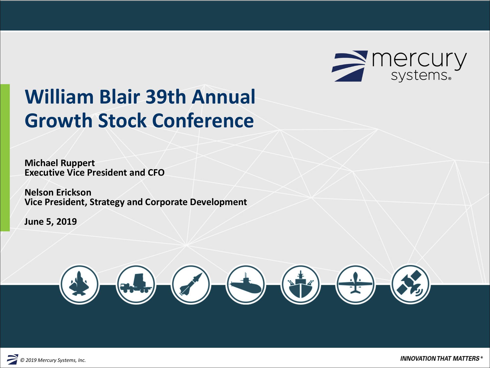 William Blair 39th Annual Growth	Stock Conference image