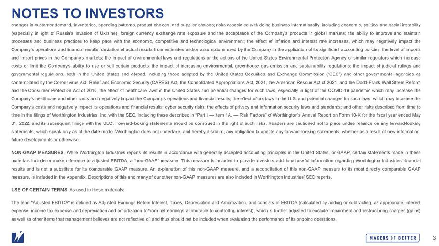 Worthington Industries Mergers and Acquisitions Presentation Deck slide image #3