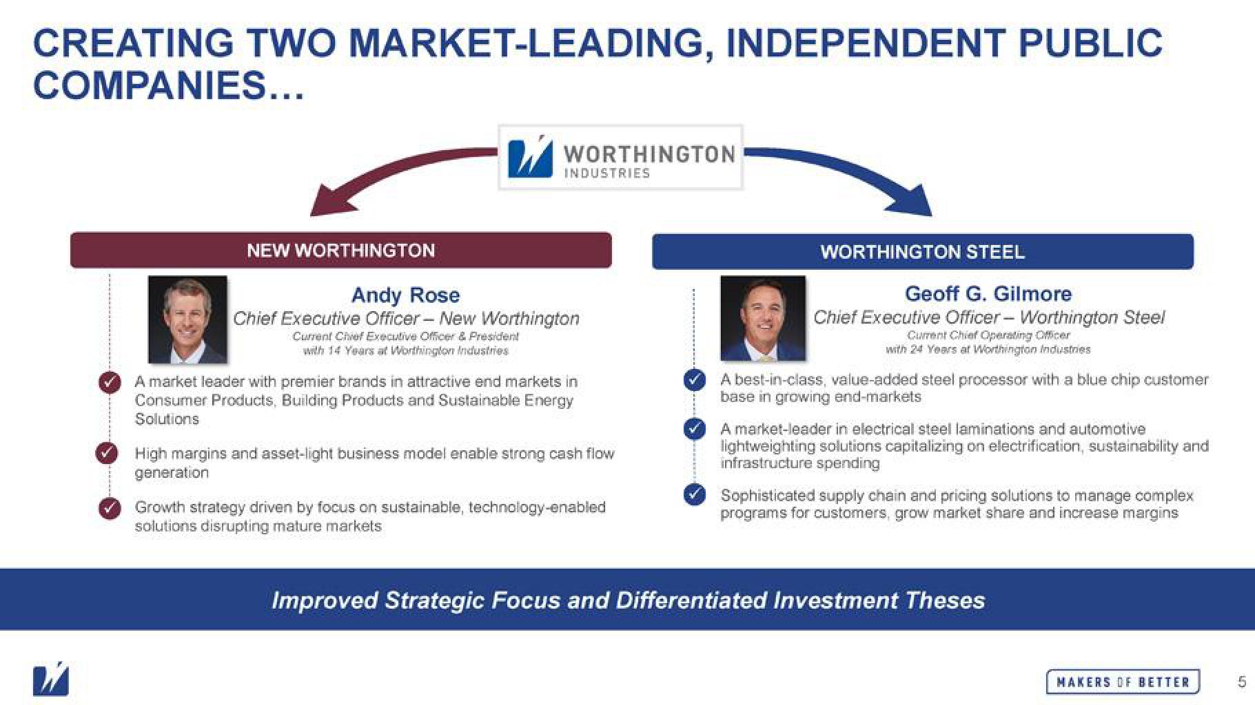 Worthington Industries Mergers and Acquisitions Presentation Deck slide image #5