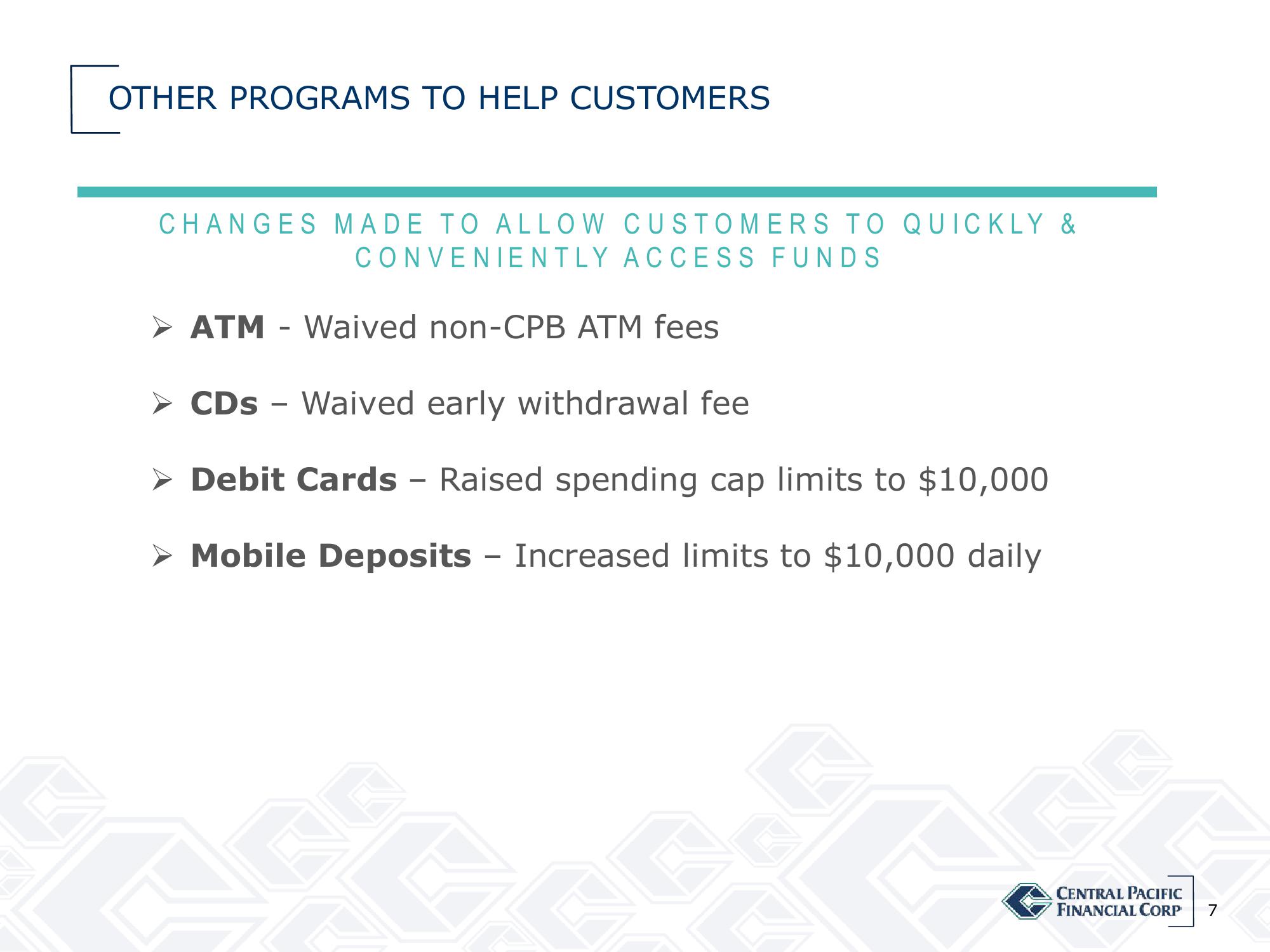 Central Pacific Financial Results Presentation Deck slide image #7