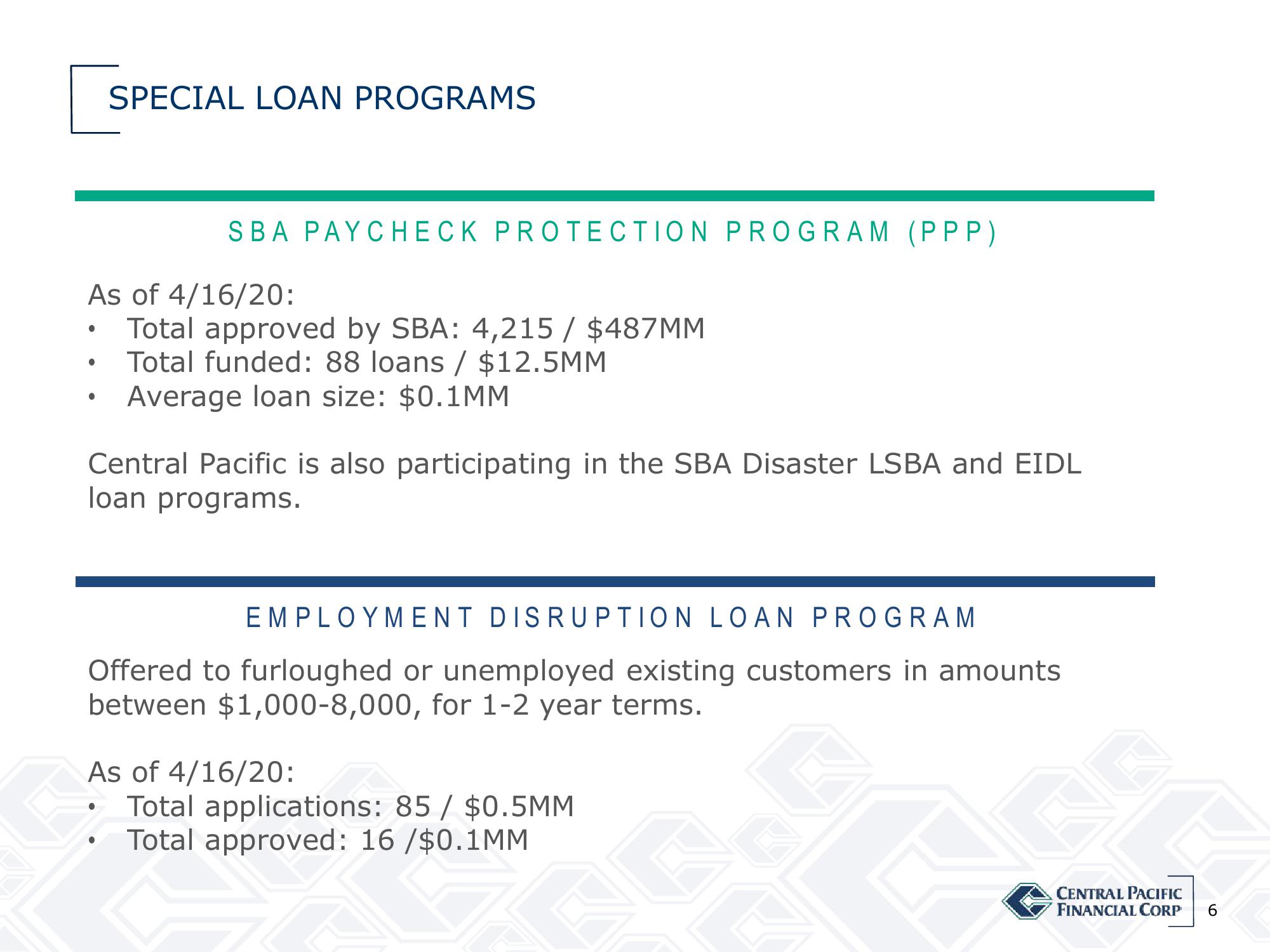 Central Pacific Financial Results Presentation Deck slide image #6