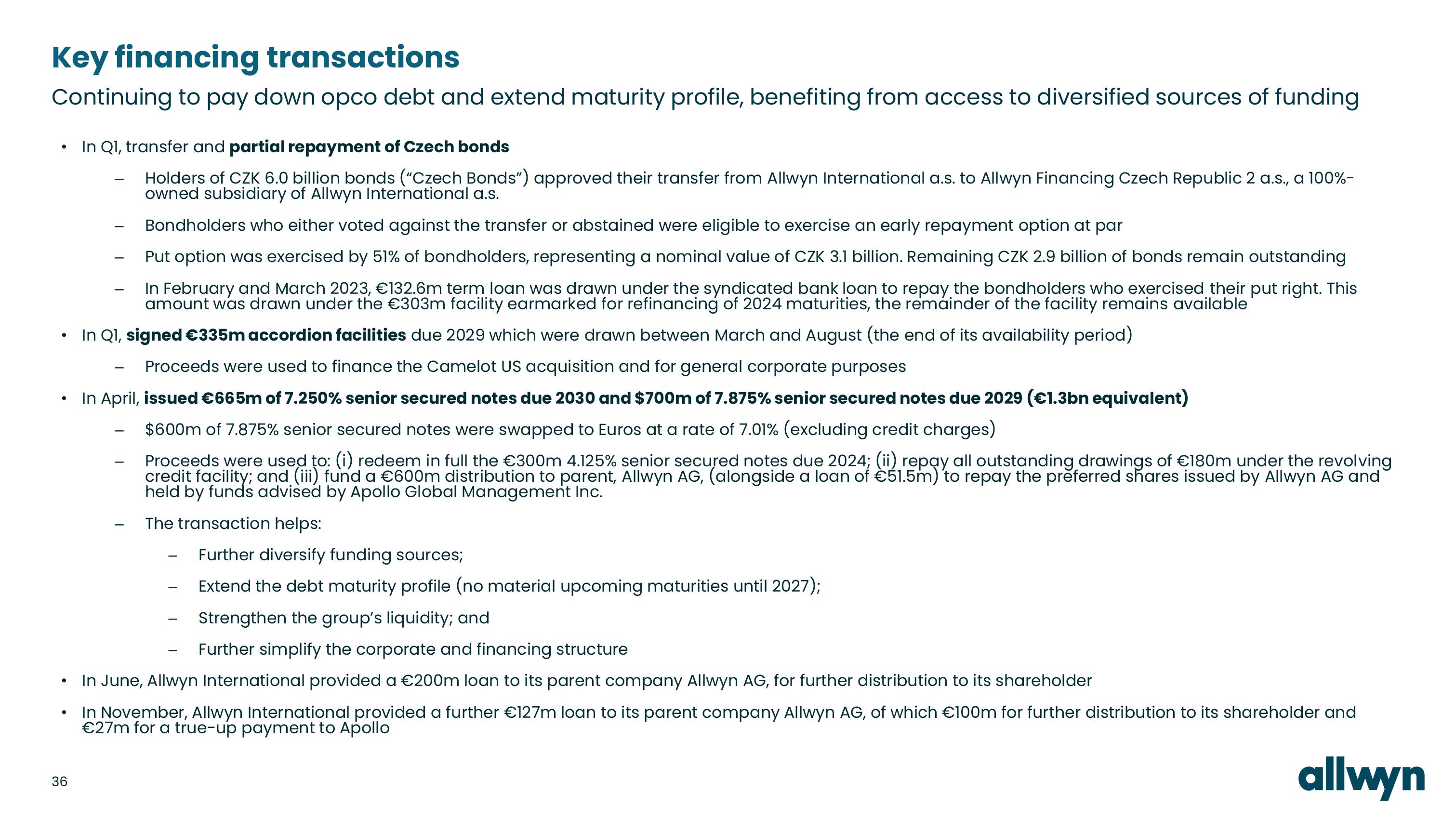 Allwyn Investor Conference Presentation Deck slide image #36