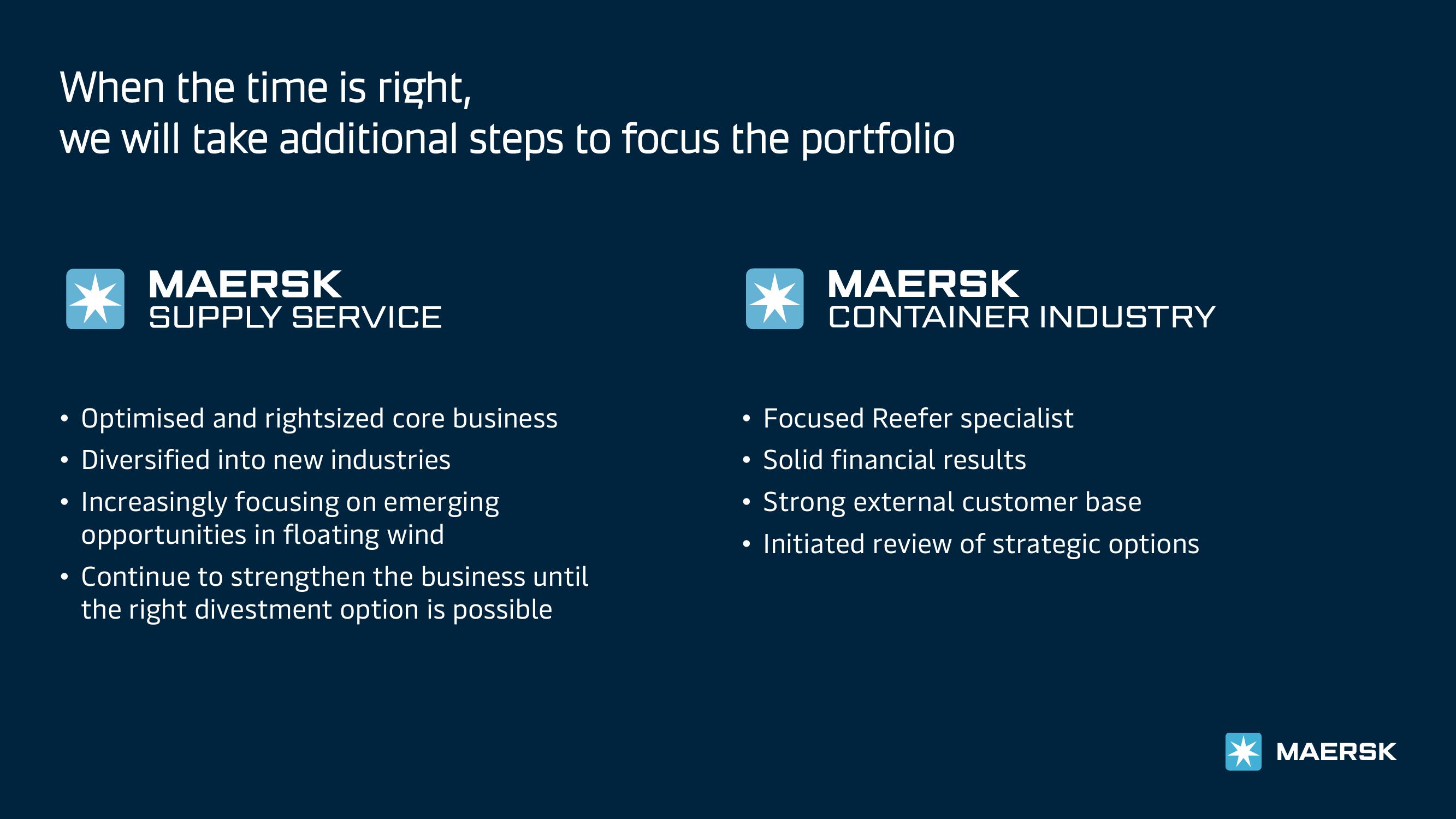 Maersk Investor Presentation Deck slide image #8