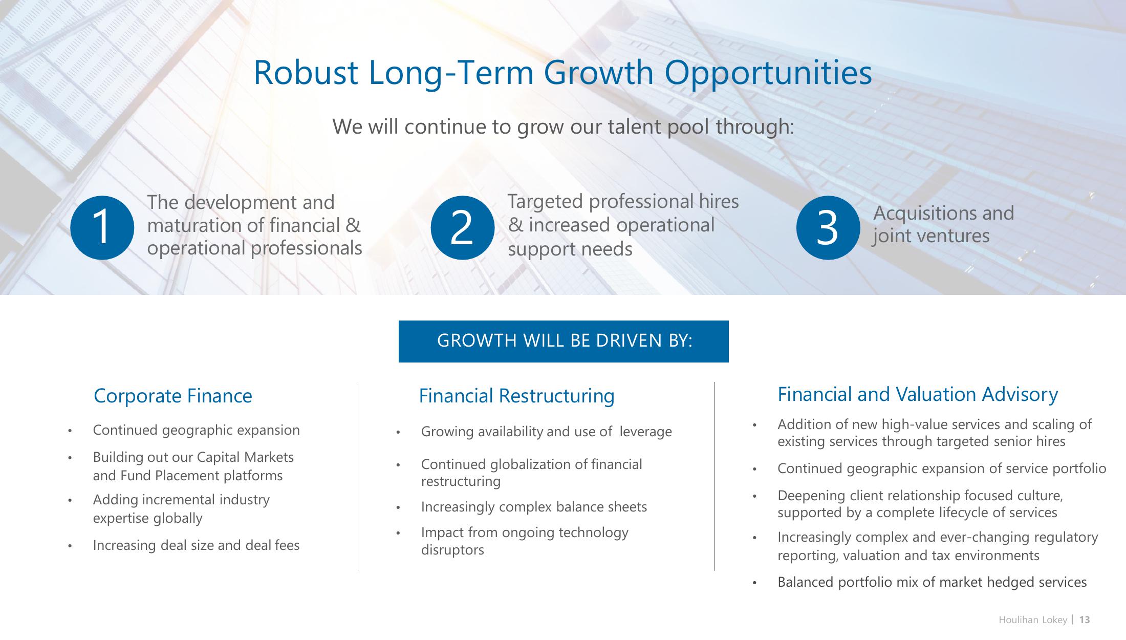 Houlihan Lokey Investor Presentation Deck slide image #13