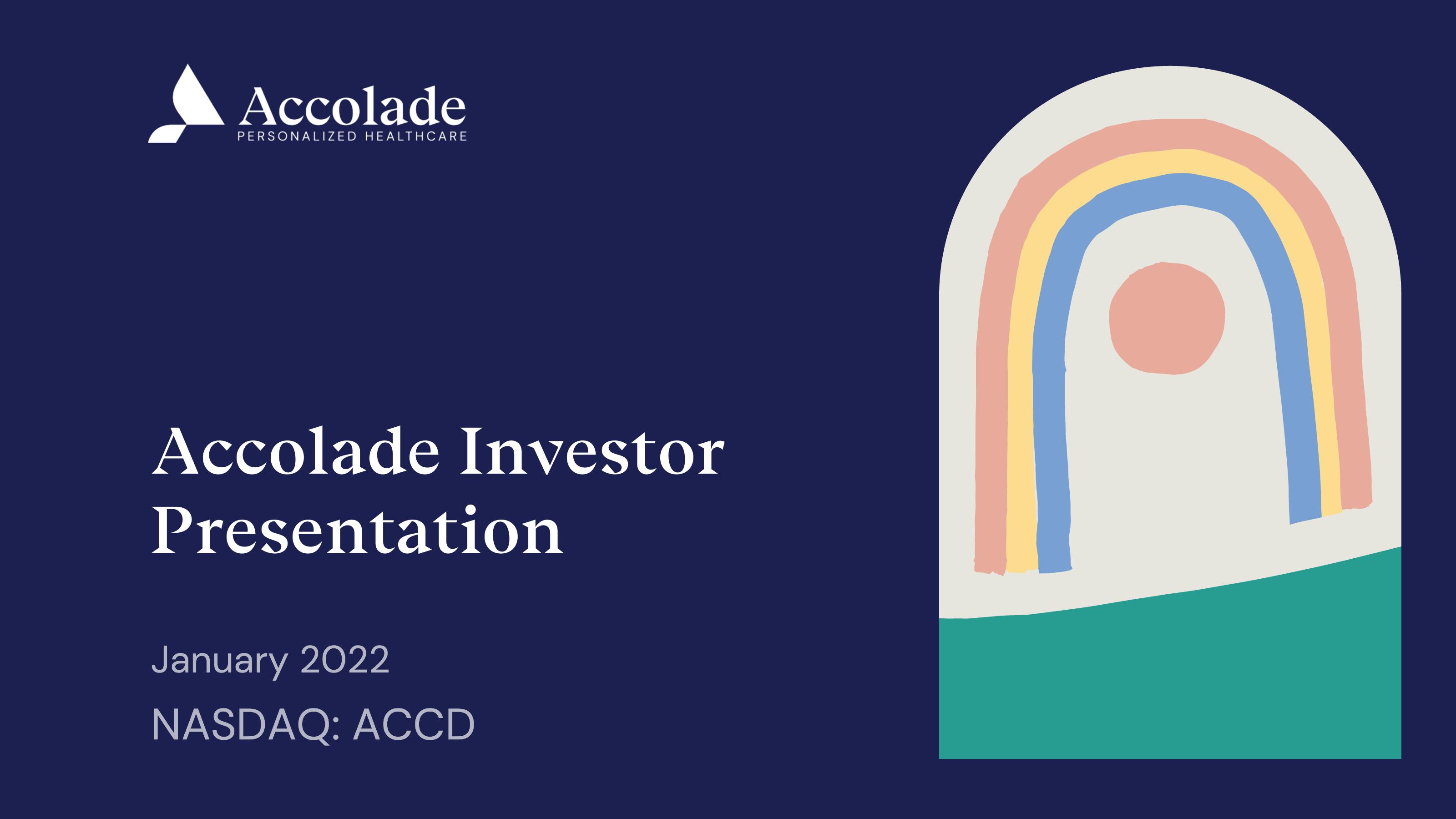 Accolade Investor Presentation Deck image