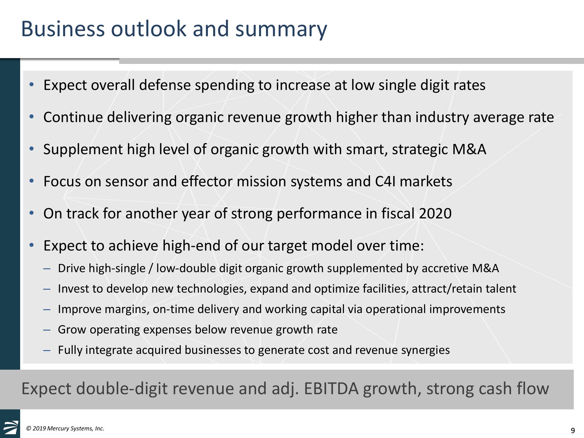 4th Quarter and Full Fiscal Year 2019 Financial Results & American Panel Corporation Acquisition Overview slide image #9