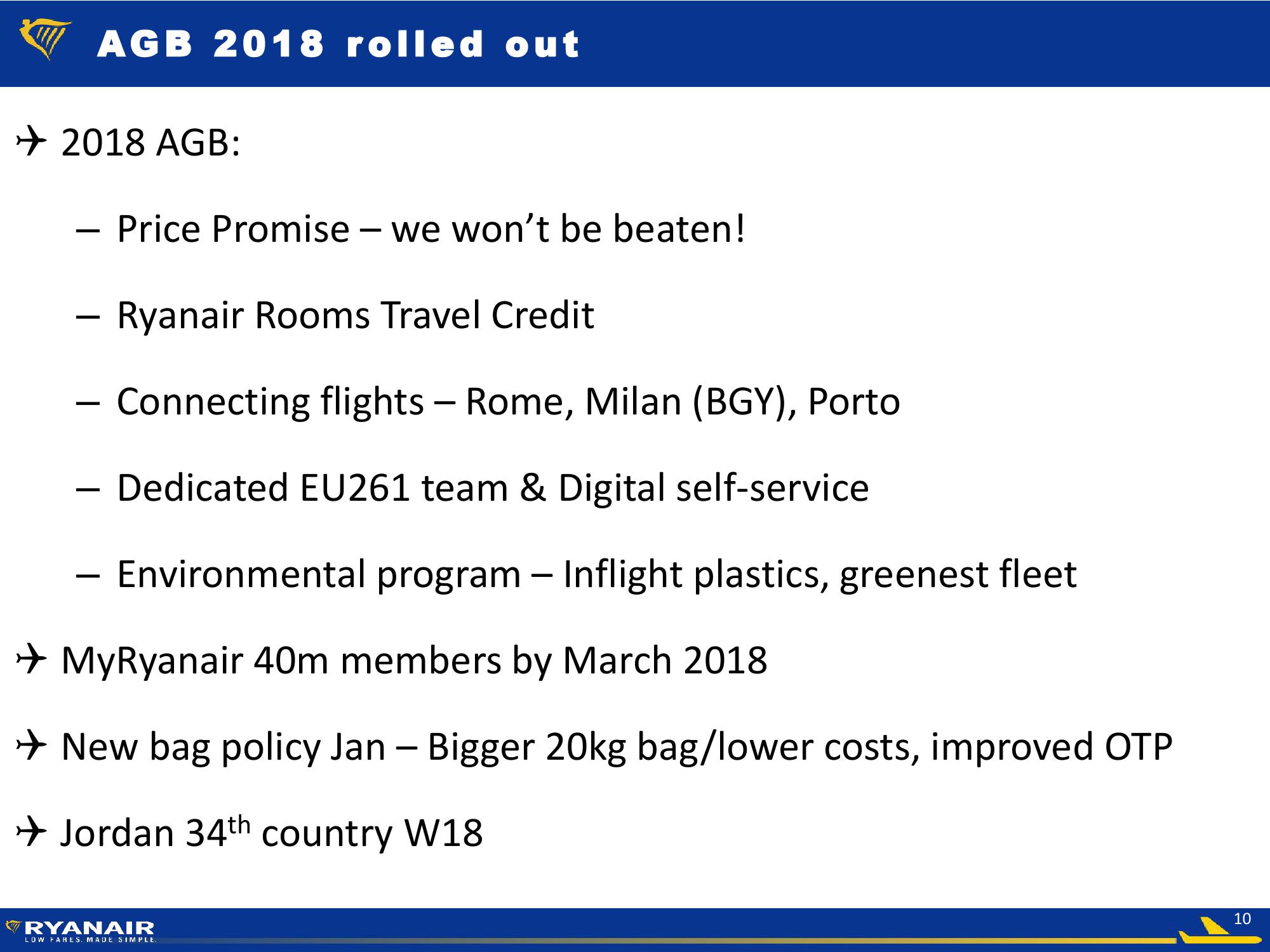 Ryanair Q3 FY18 Results slide image #10