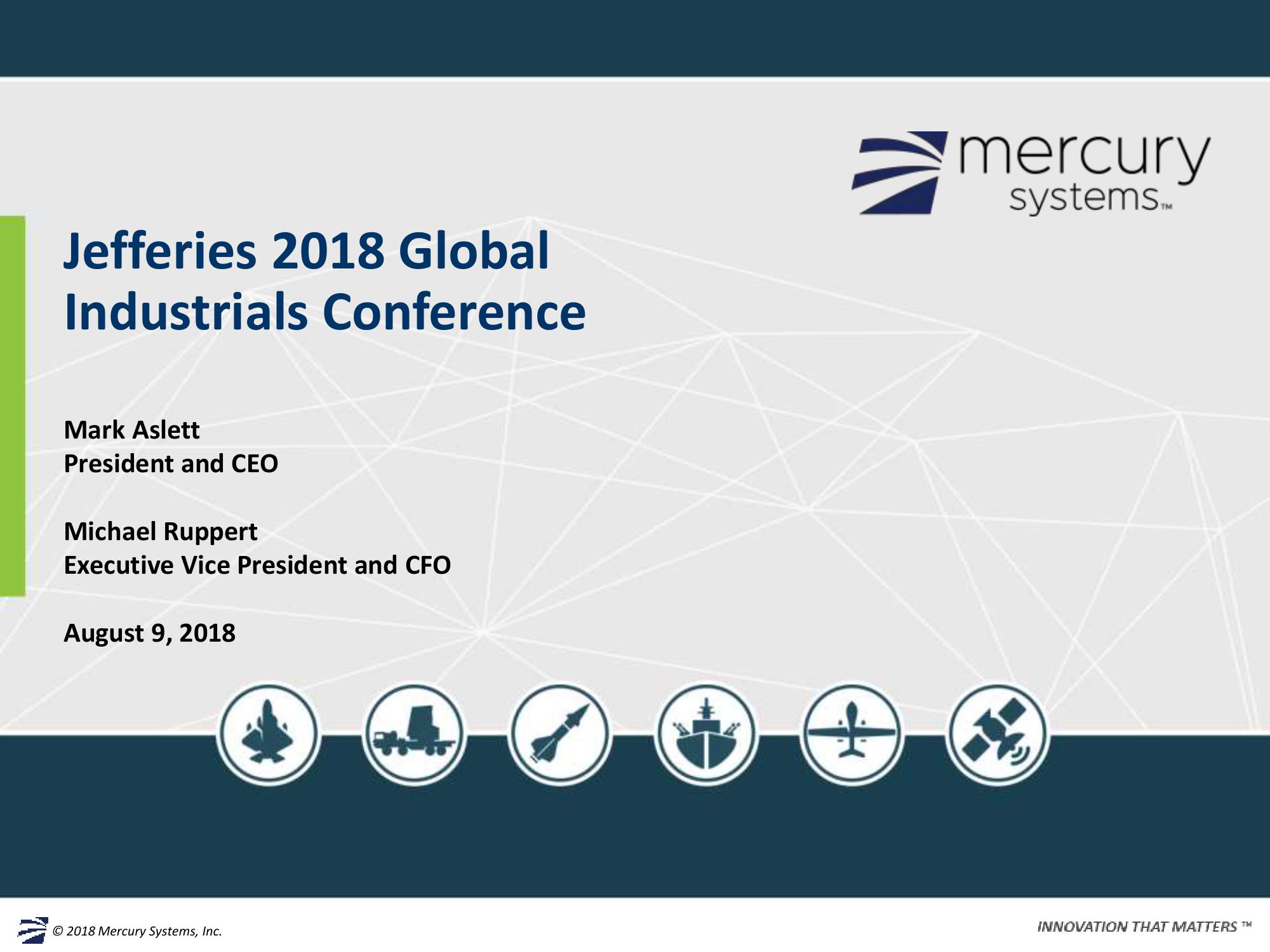 Jefferies 2018 Global Industrials Conference image