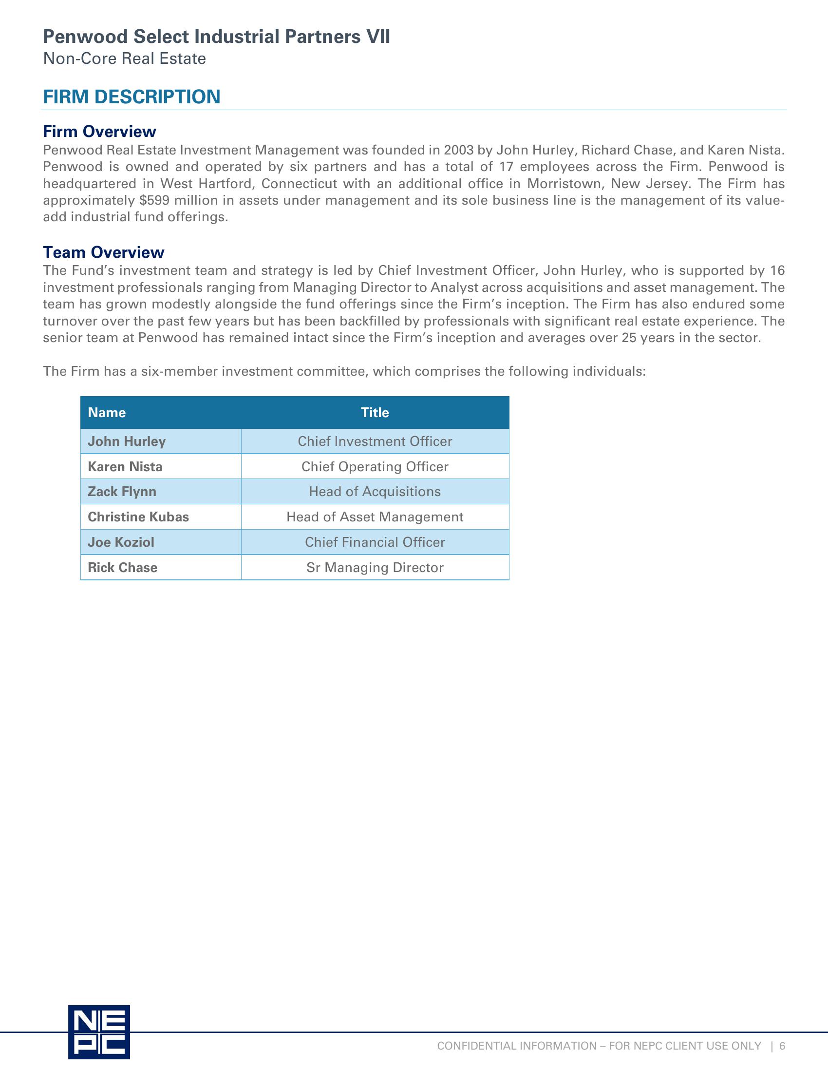 Nepc Private Markets Investment Due Diligence Report slide image #7