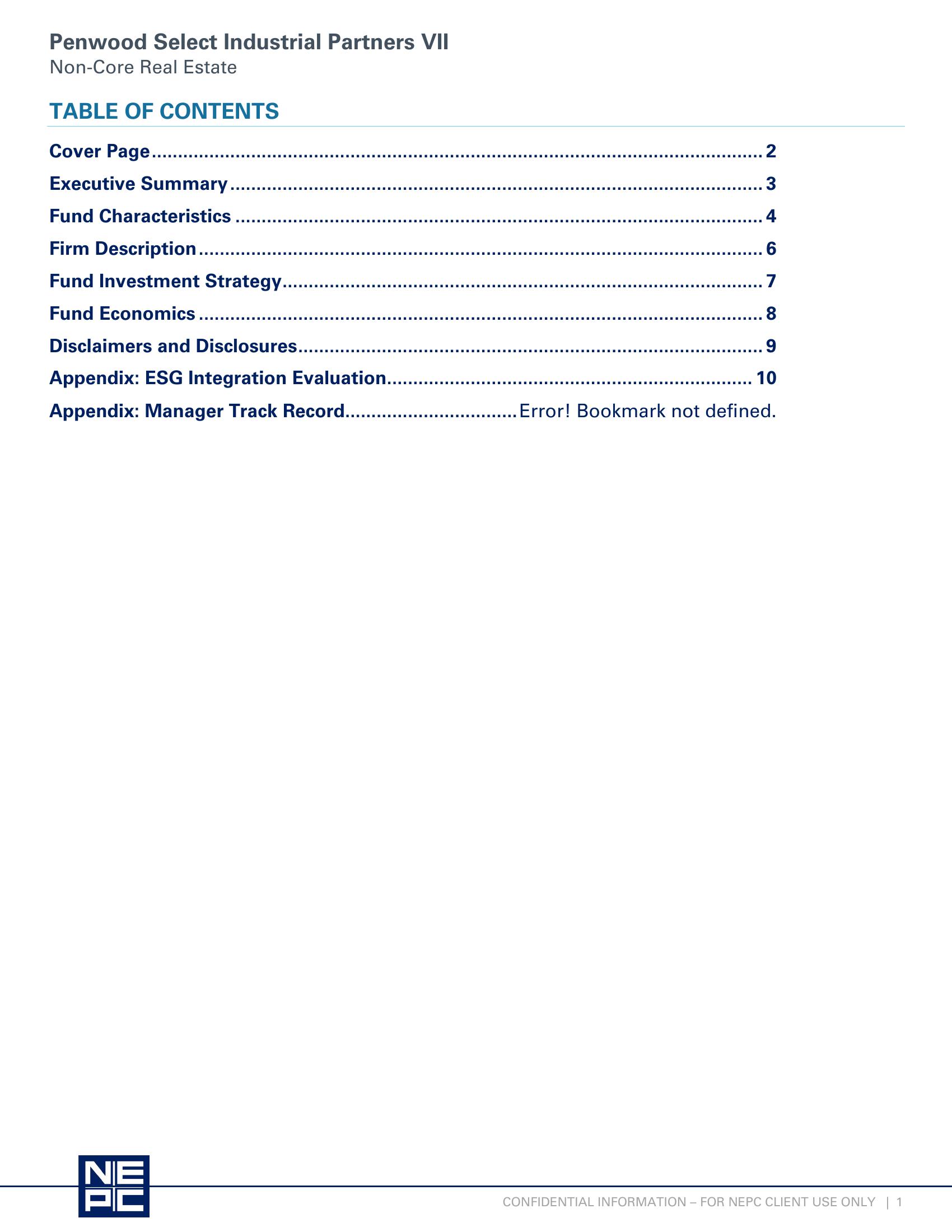 Nepc Private Markets Investment Due Diligence Report slide image #2