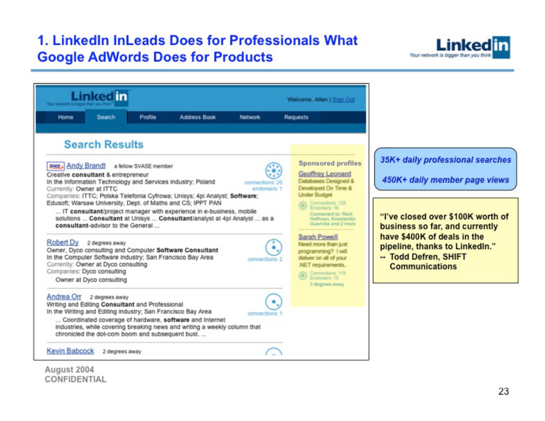 Linkedin Start Up Pitch Deck slide image #23