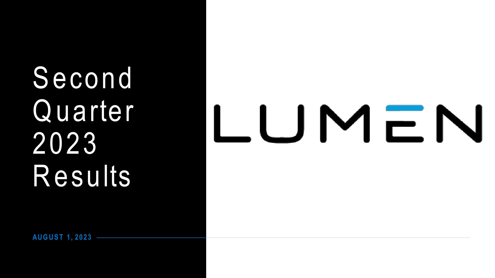 Lumen Results Presentation Deck image