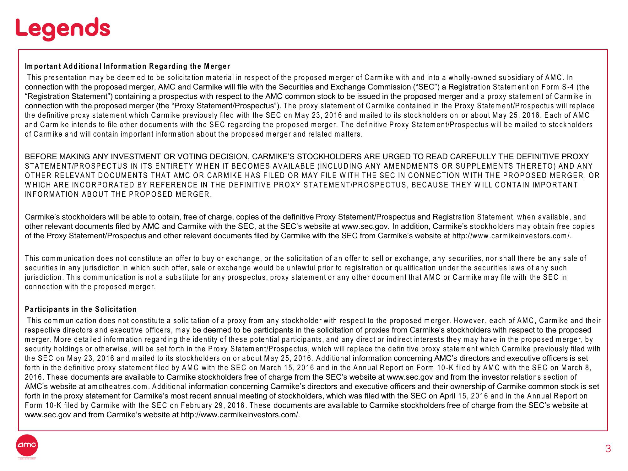 AMC Mergers and Acquisitions Presentation Deck slide image #3